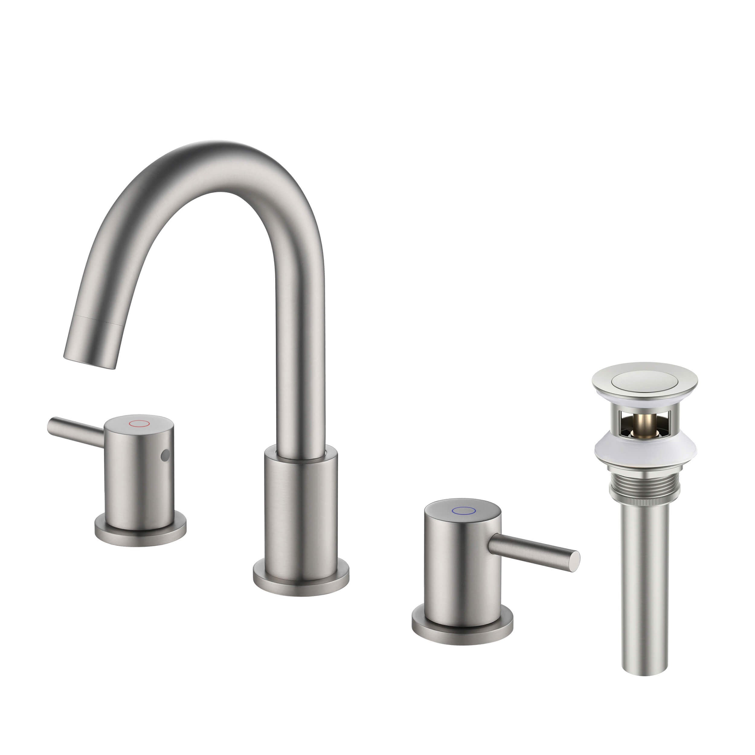 Halo 8" Widespread Bathroom Sink Faucet with Drain Assembly - CBF-1016 - Shop at Home Craft Studio - 6