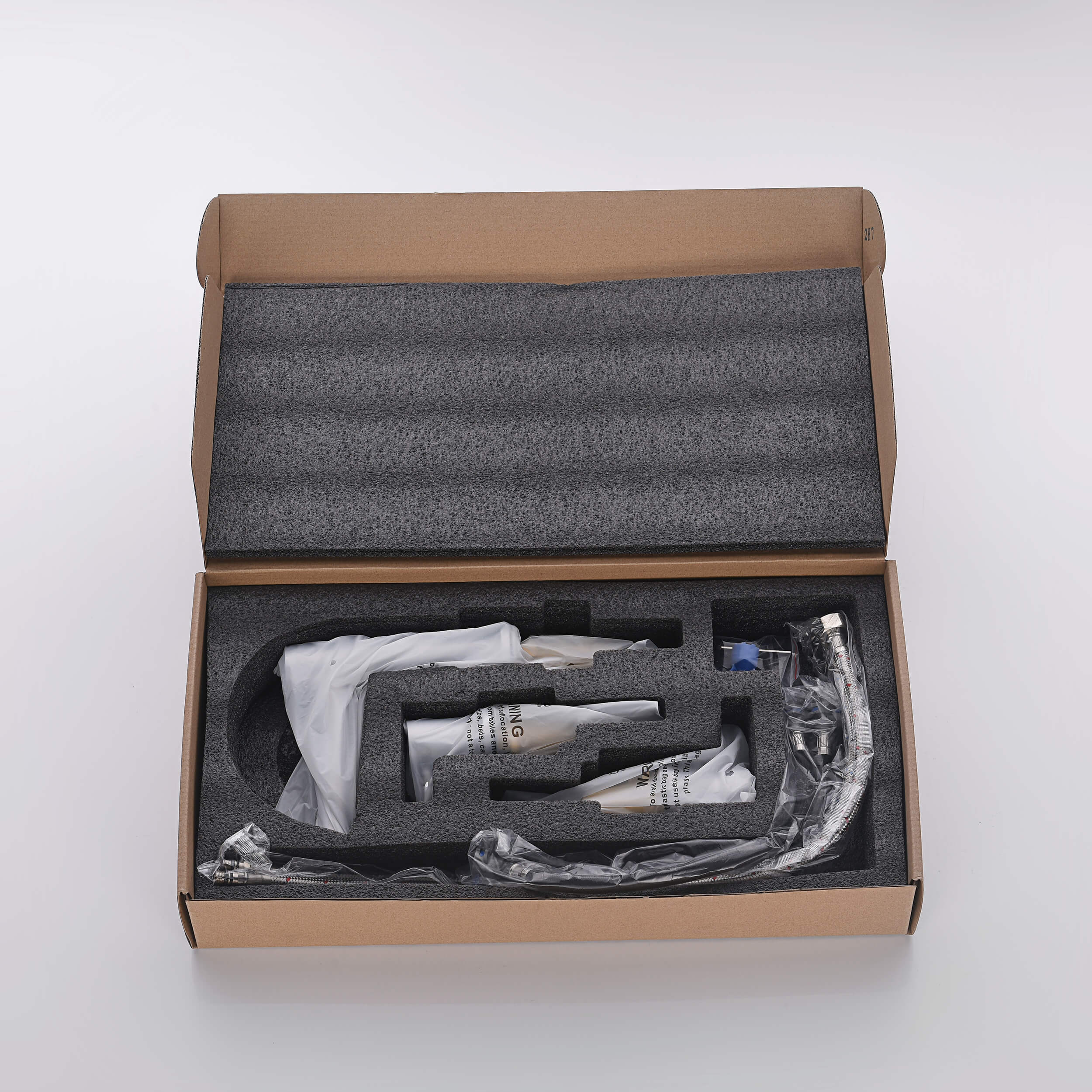 Halo 8" Widespread Bathroom Sink Faucet with Drain Assembly - CBF-1025BG - Shop at Home Craft Studio - 13