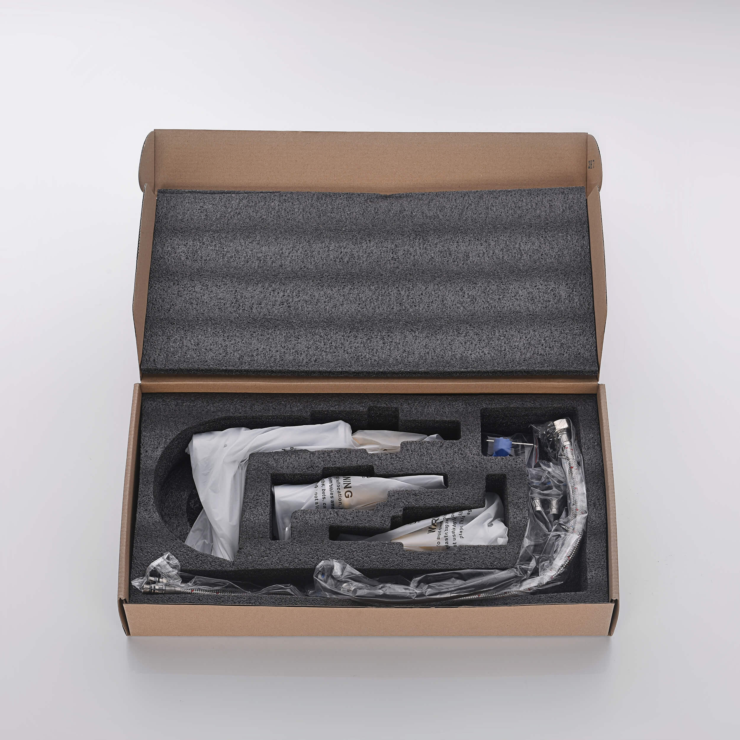 Halo 8" Widespread Bathroom Sink Faucet with Drain Assembly - CBF-1025BG - Shop at Home Craft Studio - 21