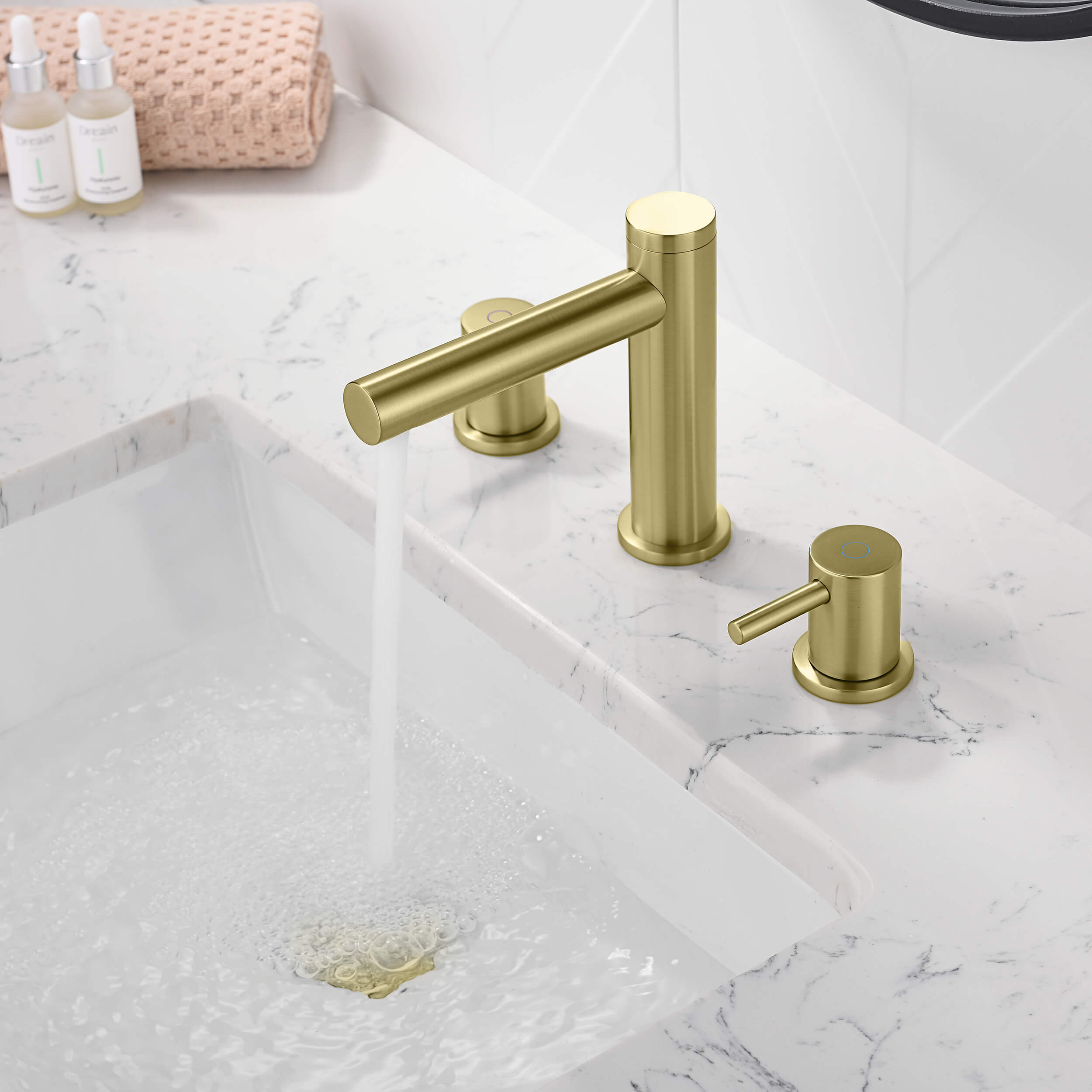 Halo 8" Widespread Bathroom Sink Faucet with Drain Assembly - CBF-1025MB - Shop at Home Craft Studio - 11