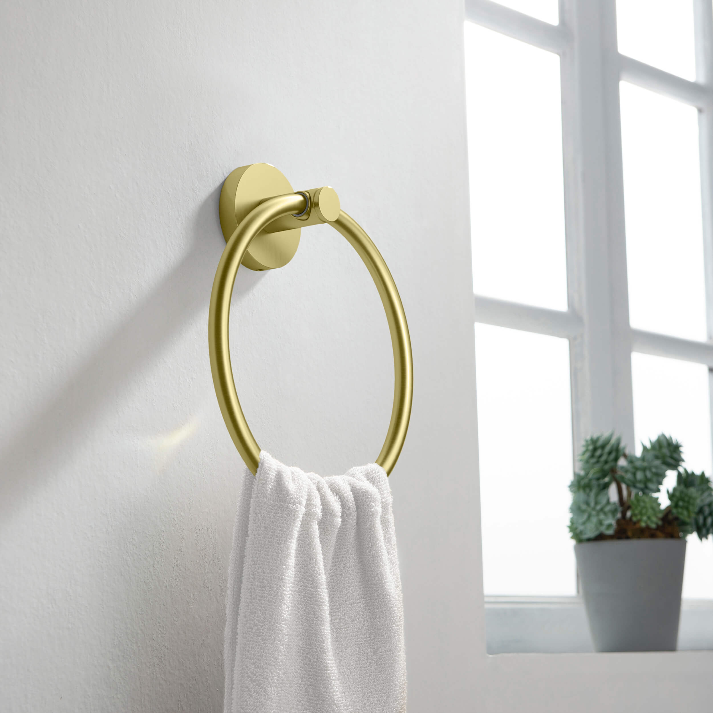 Halo Bathroom Towel Ring - CBA-1406 - Shop at Home Craft Studio - 3