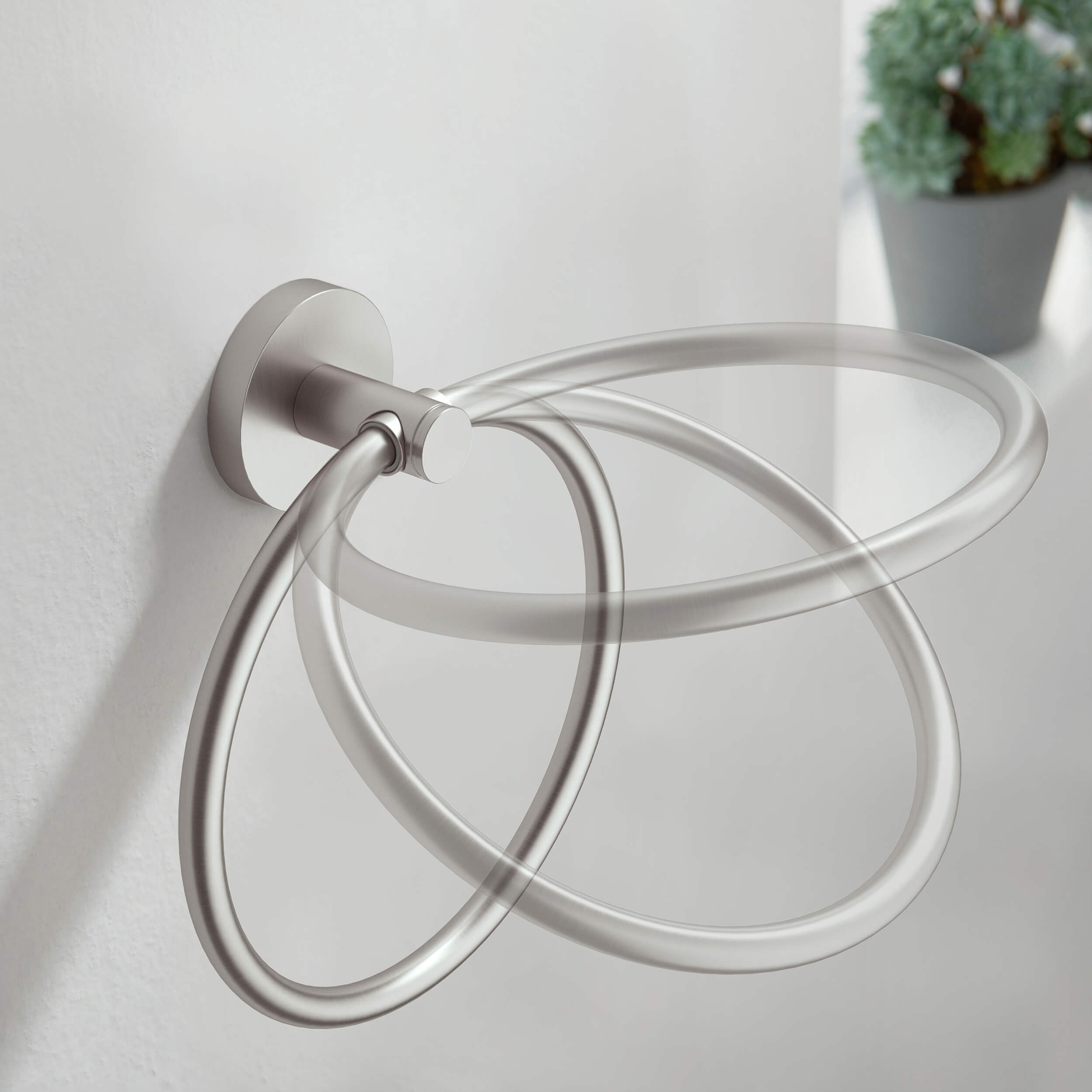 Halo Bathroom Towel Ring - CBA-1406 - Shop at Home Craft Studio - 16