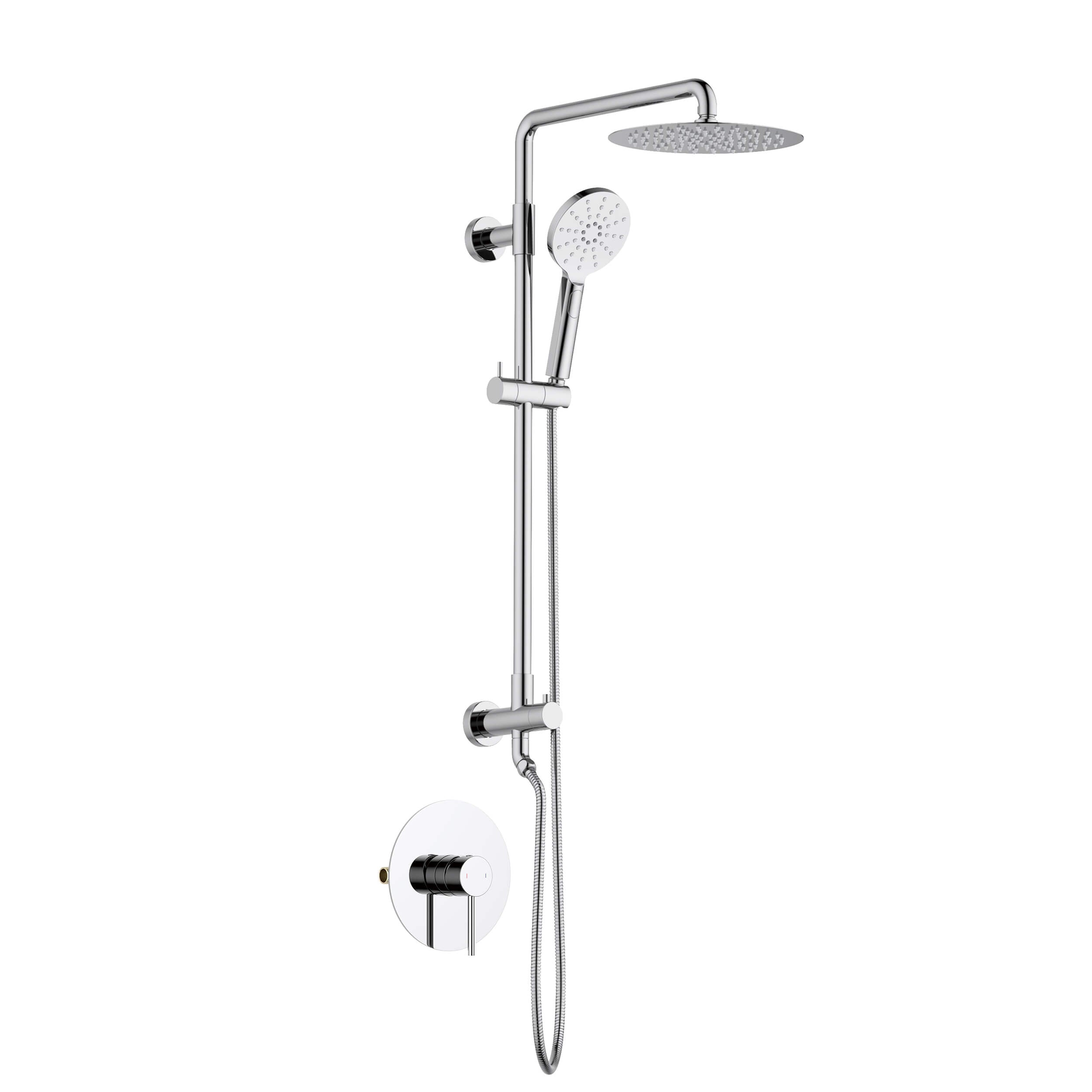 Halo Pressure Balanced 2-Function Wall Mount Shower Column with Rough In Valve - CSC-4103 - Shop at Home Craft Studio - 9
