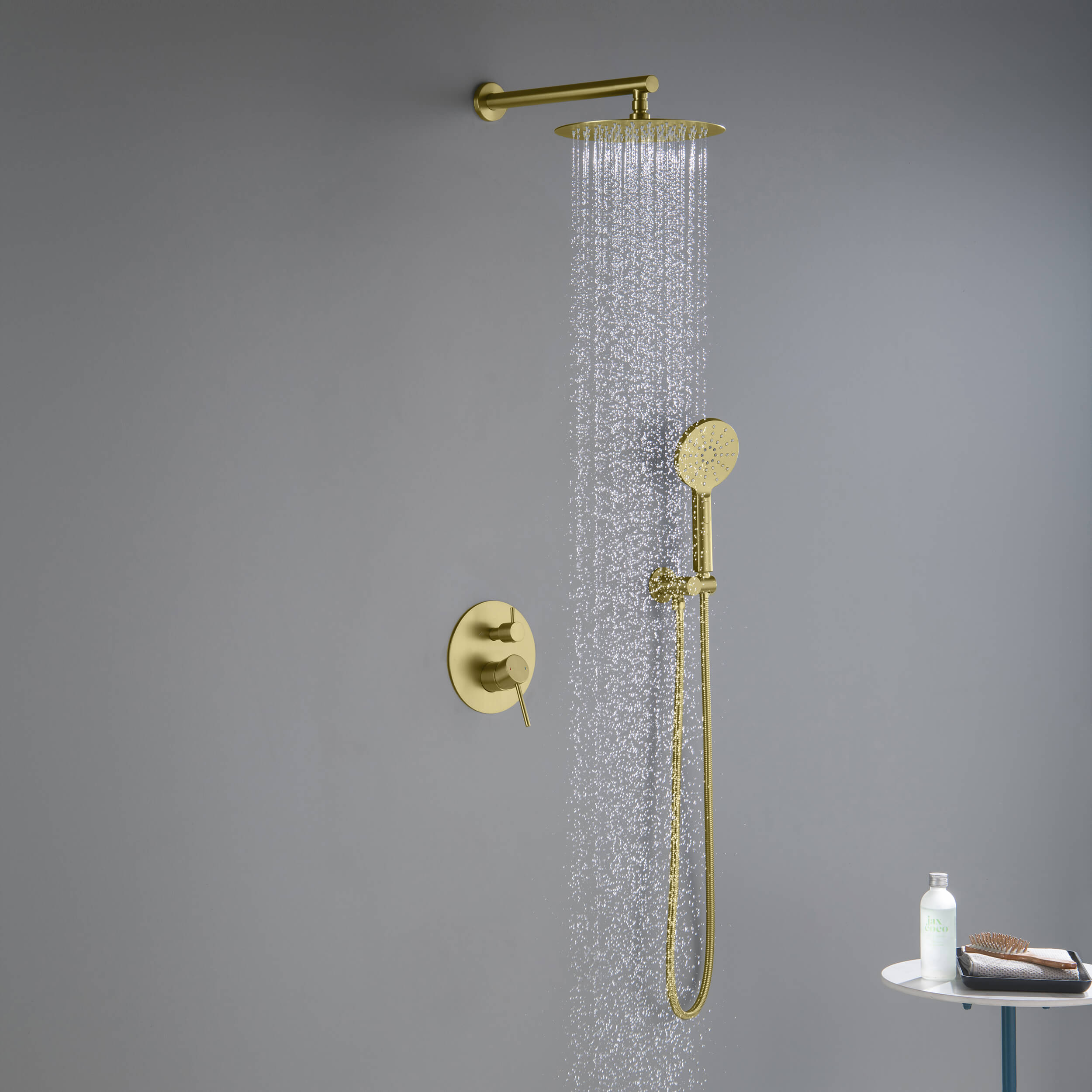 Halo Pressure Balanced 2-Function Wall Mount Shower System with Rough-in Valve - CSF-4003 - Shop at Home Craft Studio - 3