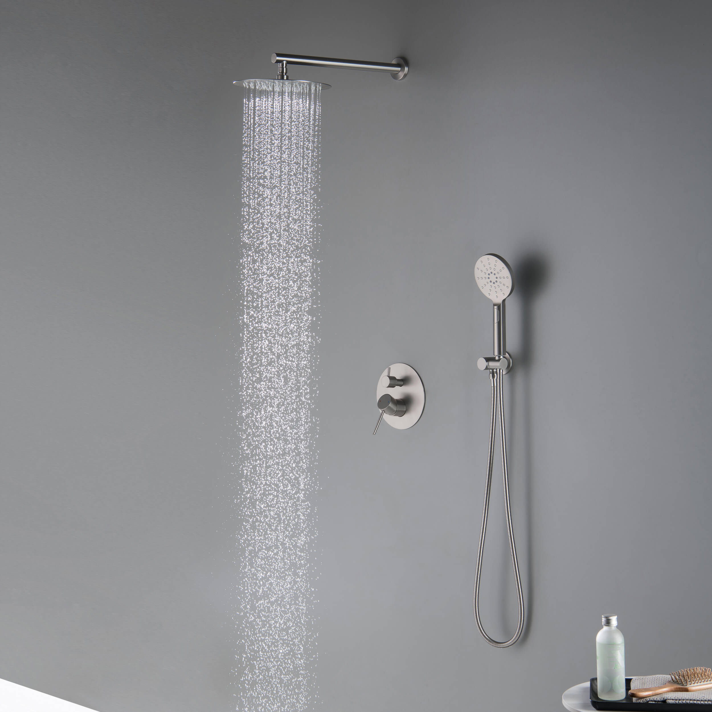 Halo Pressure Balanced 2-Function Wall Mount Shower System with Rough-in Valve - CSF-4003 - Shop at Home Craft Studio - 10