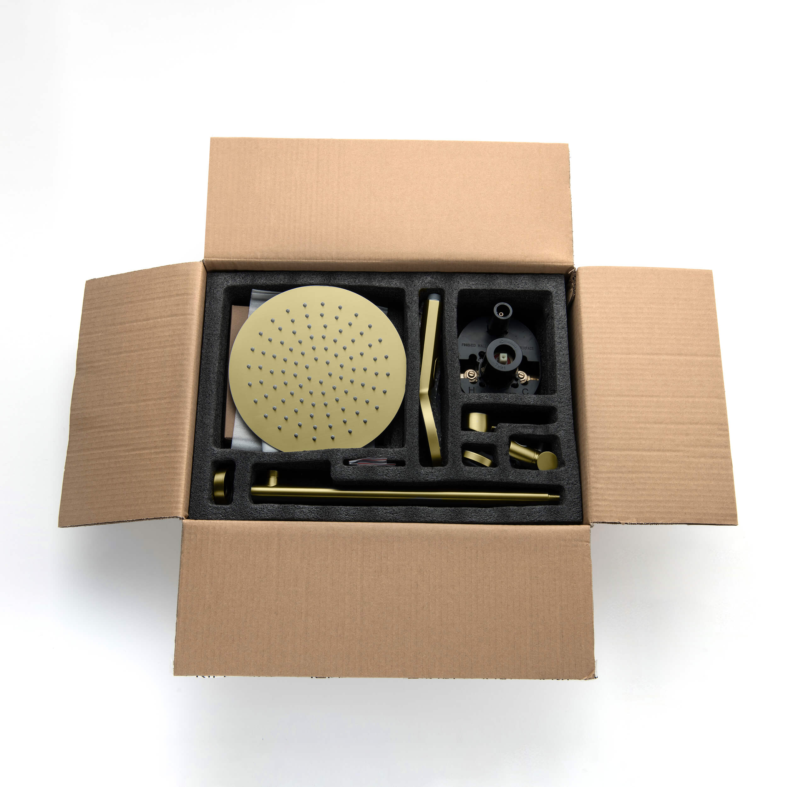 Halo Pressure Balanced 3-Function Wall Mount Shower System with Rough-In Valve - CSF-4004 - Shop at Home Craft Studio - 13