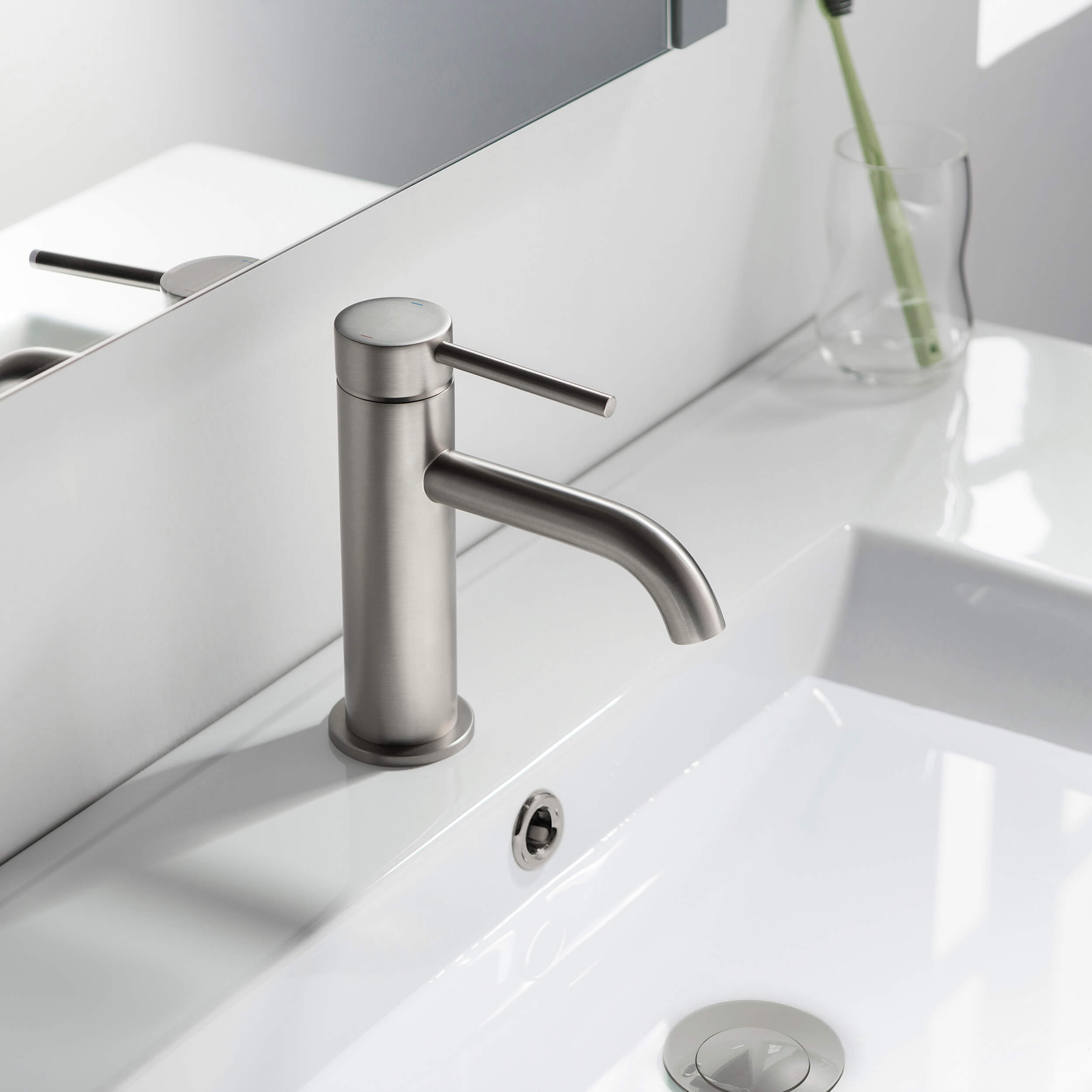 Halo Single Handle Bathroom Vanity Sink Faucet with Pop Up Drain - CBF-1008 - Shop at Home Craft Studio - 8