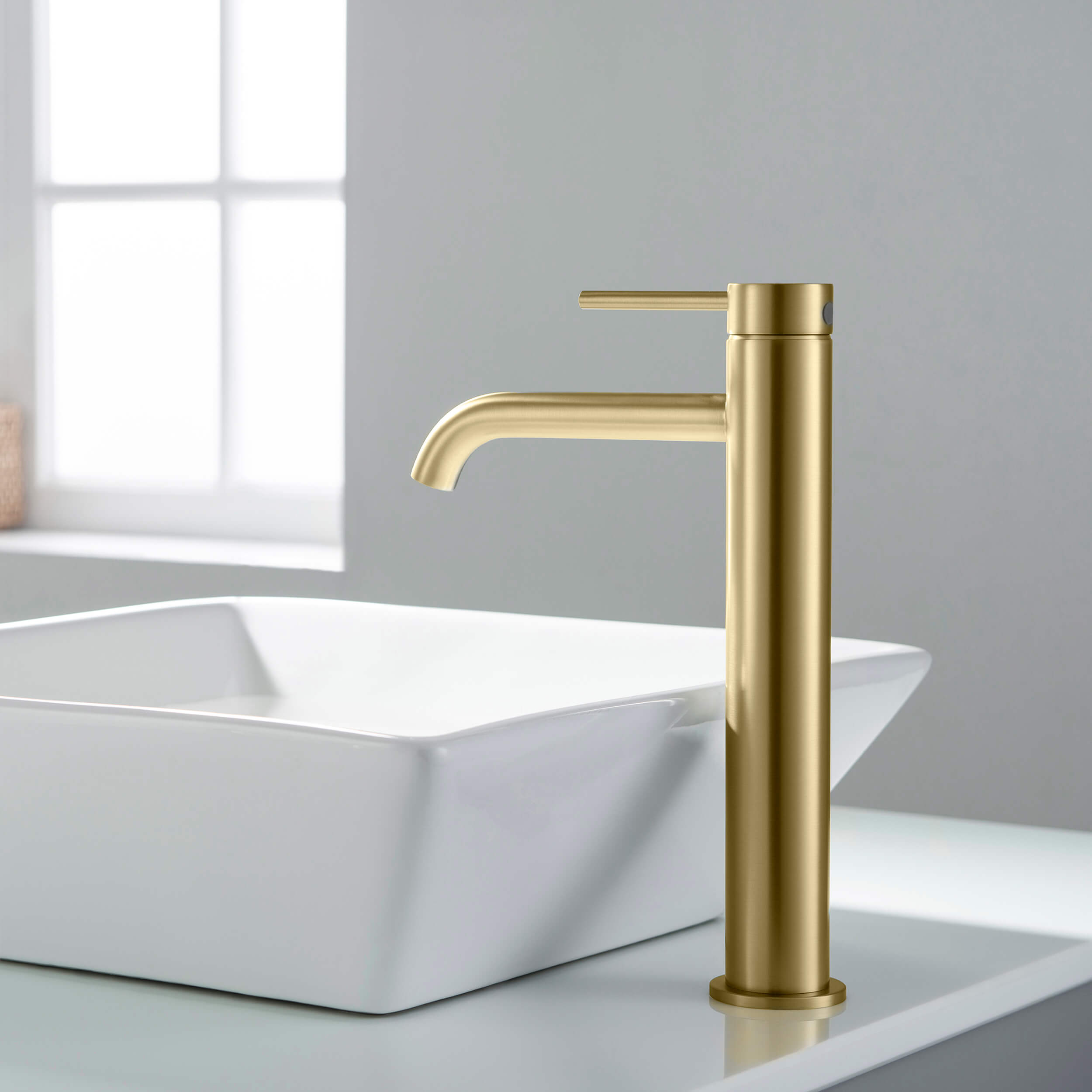 Halo Single Handle Bathroom Vessel Sink Faucet with Pop Up Drain - CBF-1009 - Shop at Home Craft Studio - 3