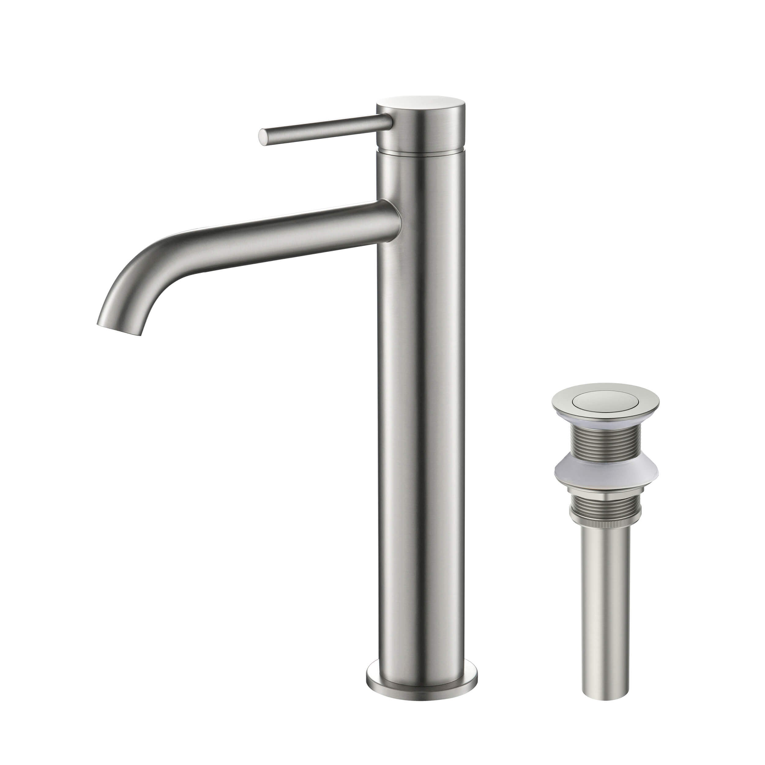 Halo Single Handle Bathroom Vessel Sink Faucet with Pop Up Drain - CBF-1009 - Shop at Home Craft Studio - 6