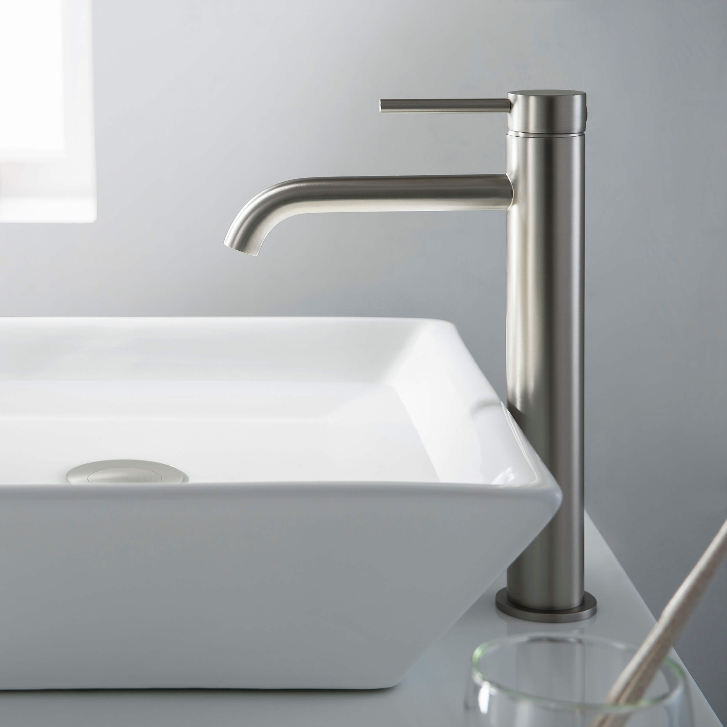 Halo Single Handle Bathroom Vessel Sink Faucet with Pop Up Drain - CBF-1009 - Shop at Home Craft Studio - 9