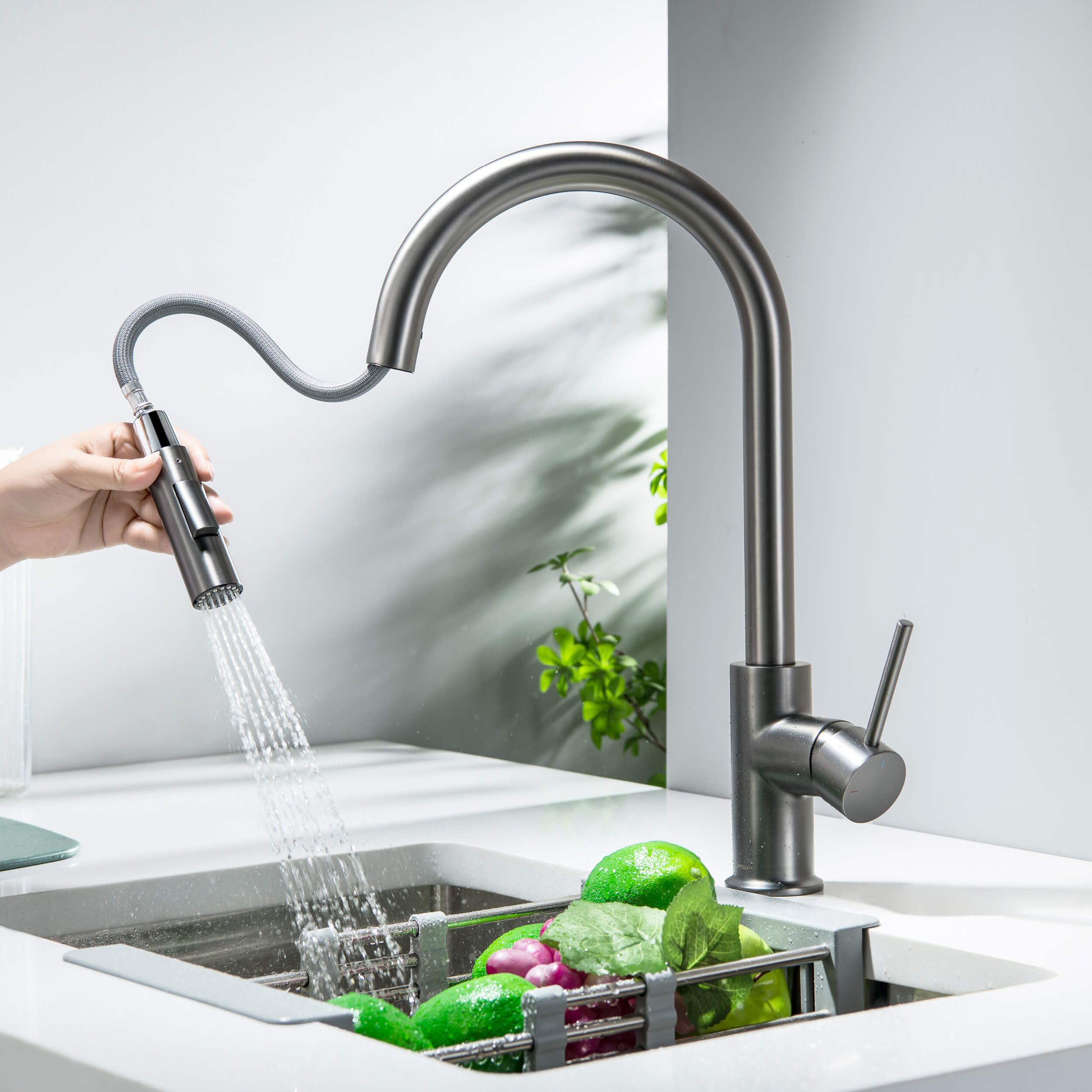 Halo Single Handle Pull Down Kitchen Faucet - CKF-2013 - Shop at Home Craft Studio - 18