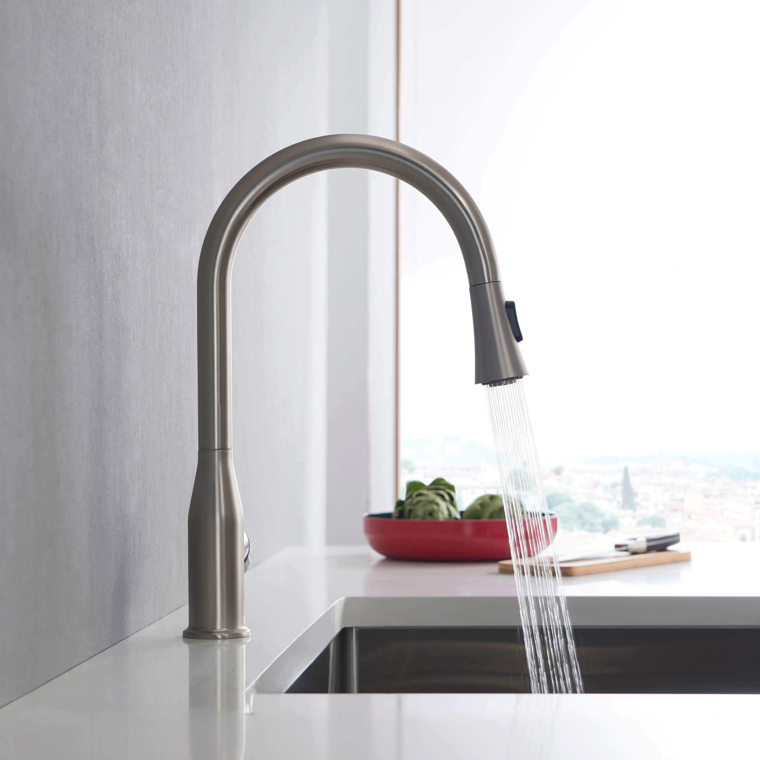 Mesa Single Handle Pull Down Kitchen Sink Faucet - CKF-2005 - Shop at Home Craft Studio - 3