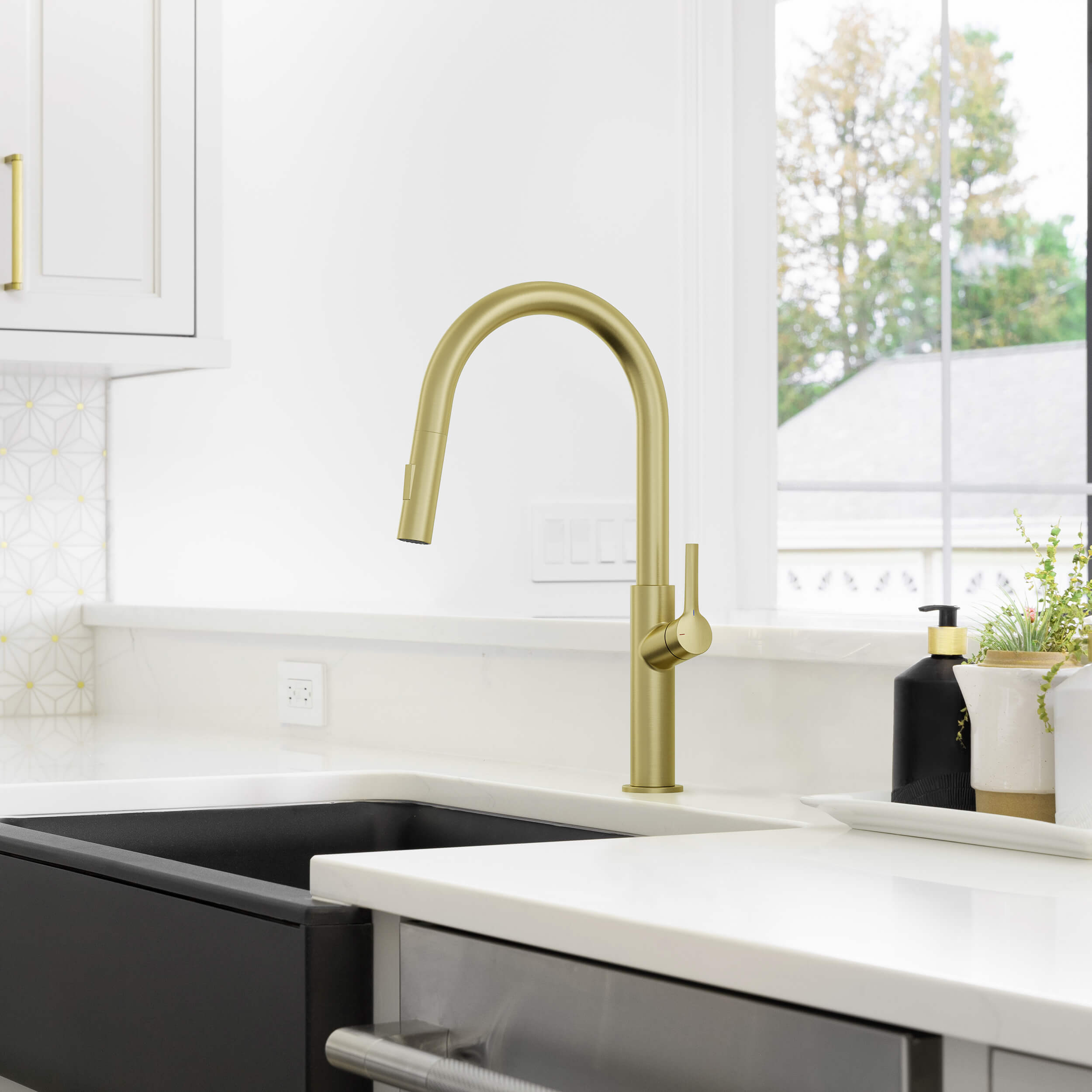 Neo Single Handle Pull Down Kitchen Sink Faucet - CKF-2018 - Shop at Home Craft Studio - 3