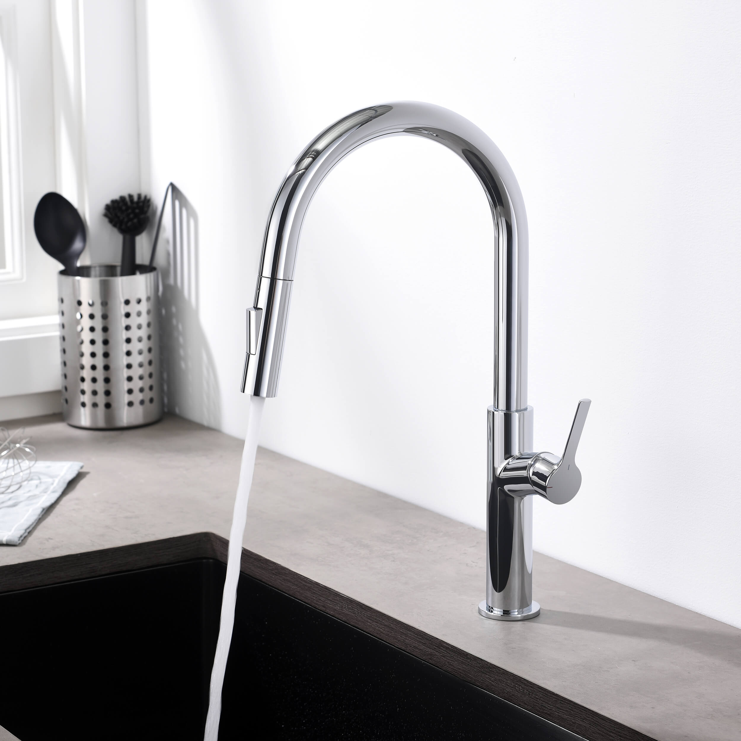 Neo Single Handle Pull Down Kitchen Sink Faucet - CKF-2018 - Shop at Home Craft Studio - 15