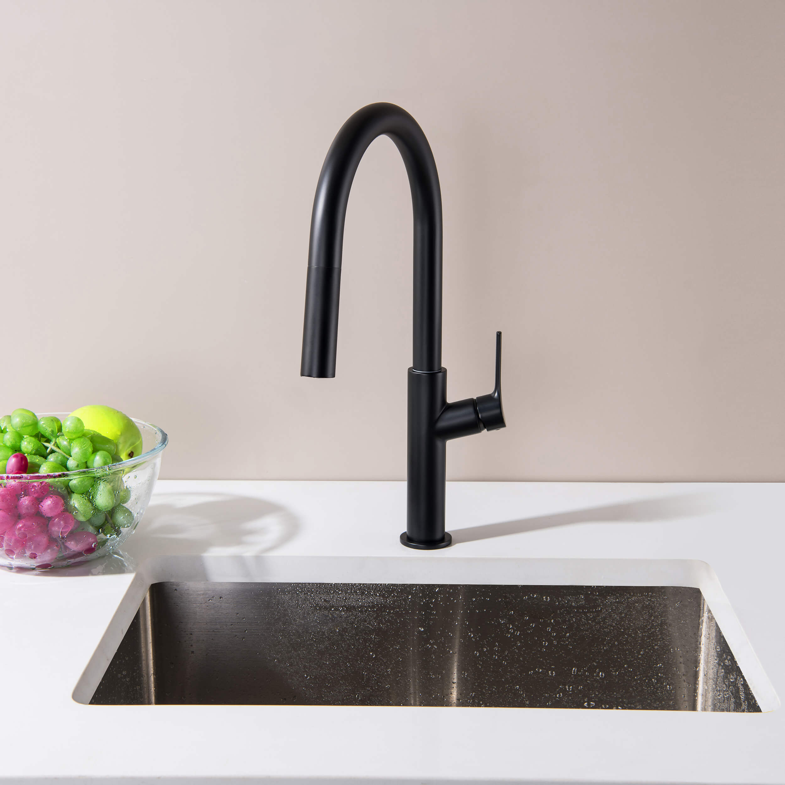 Neo Single Handle Pull Down Kitchen Sink Faucet - CKF-2018 - Shop at Home Craft Studio - 24
