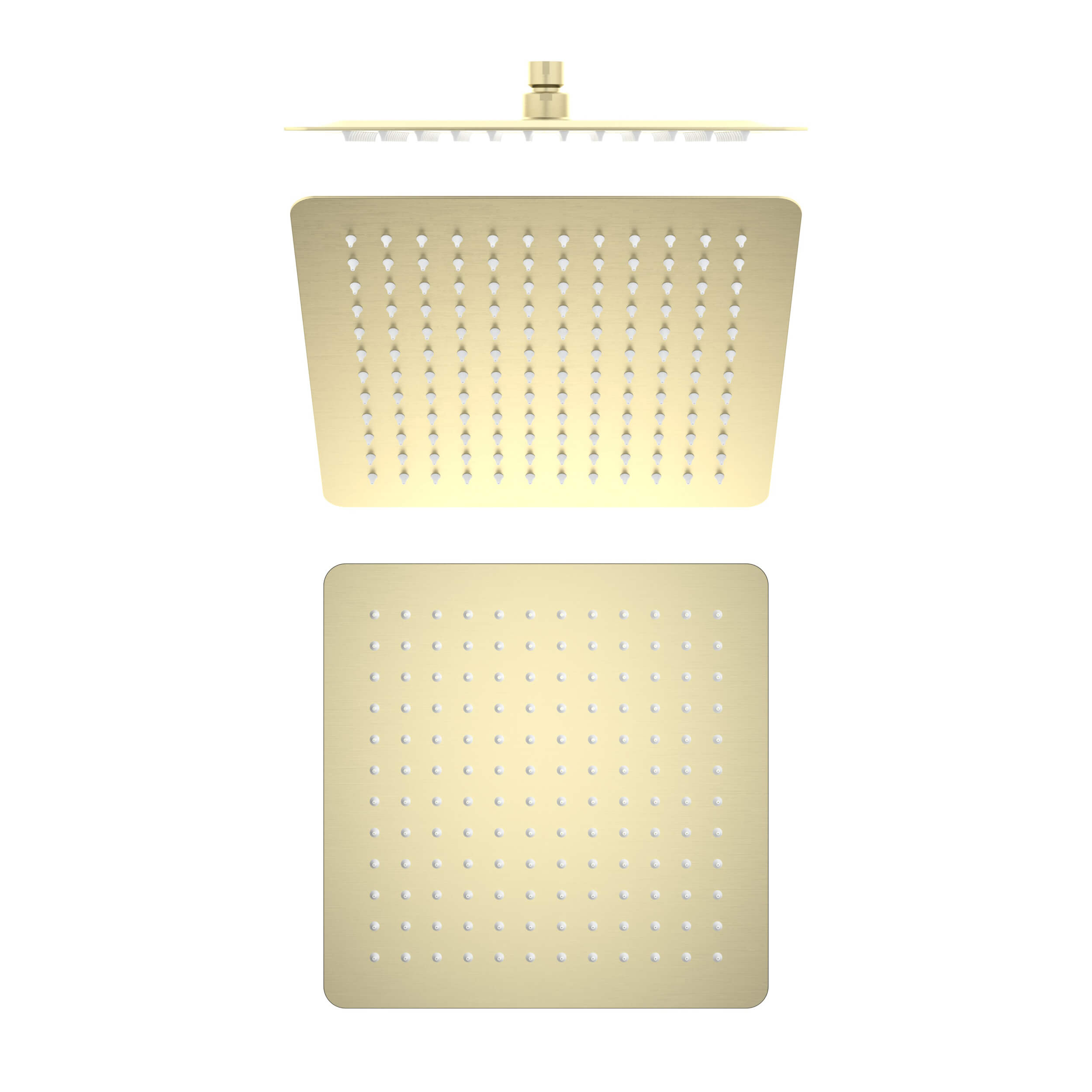 Quadra 12" Metal Rain Shower Head 2mm Ultra Thin Profile - RS103 - Shop at Home Craft Studio - 1