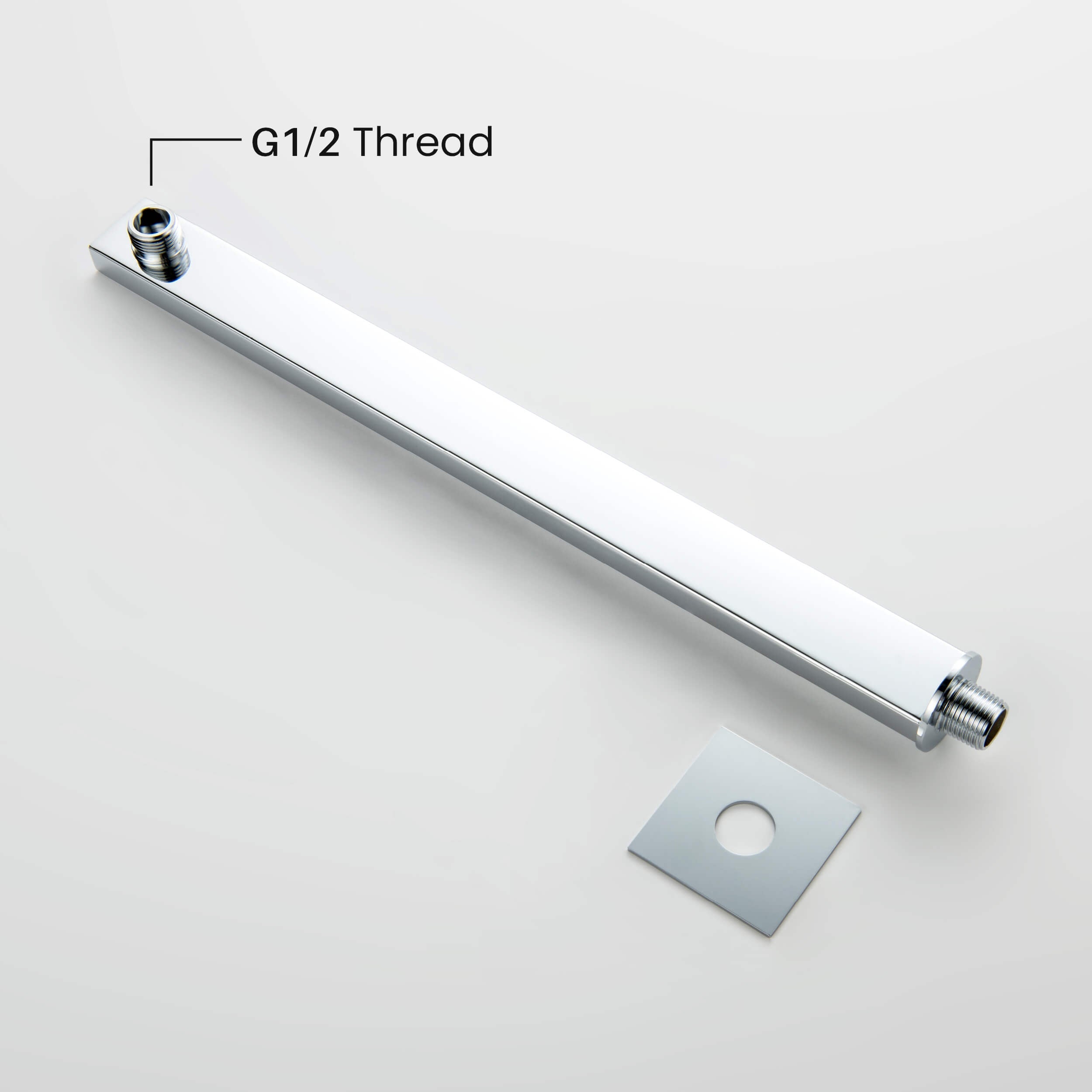 Quadra 16" Wall Mounted Shower Arm - SA1601 - Shop at Home Craft Studio - 9