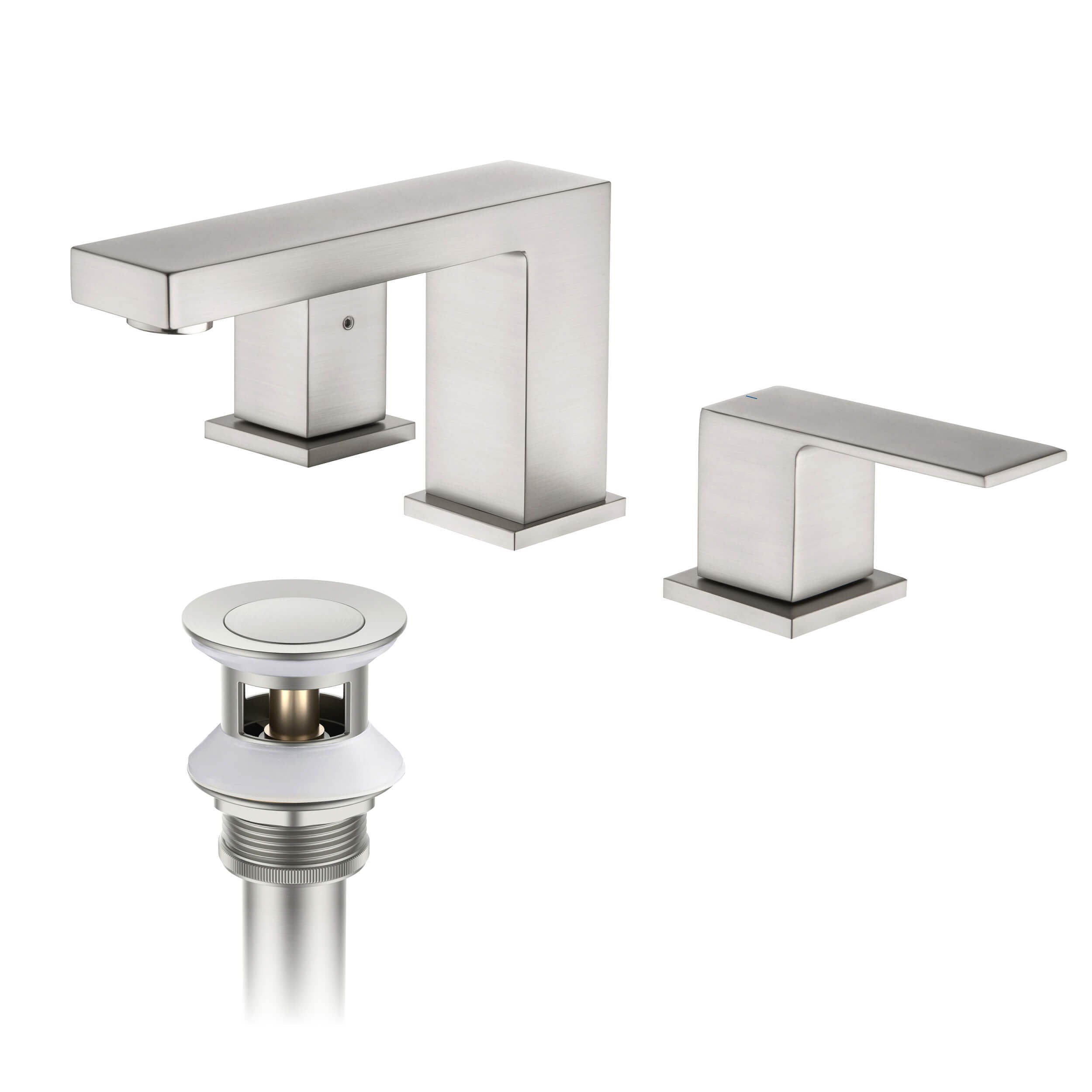Quadra 8" Widespread Bathroom Sink Faucet with Drain Assembly - CBF-1024 - Shop at Home Craft Studio - 7