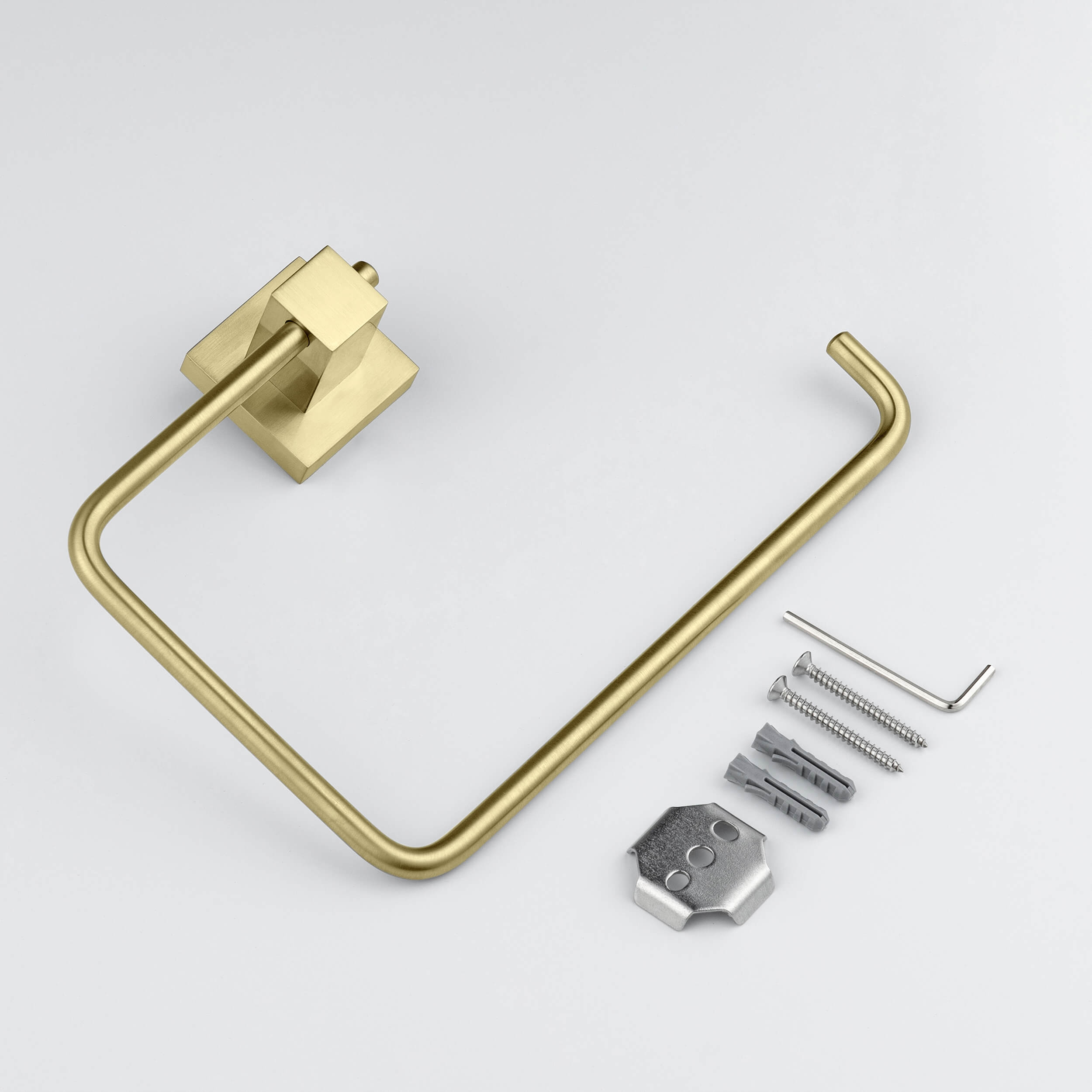 Quadra Bathroom Towel Ring - CBA-1506 - Shop at Home Craft Studio - 4