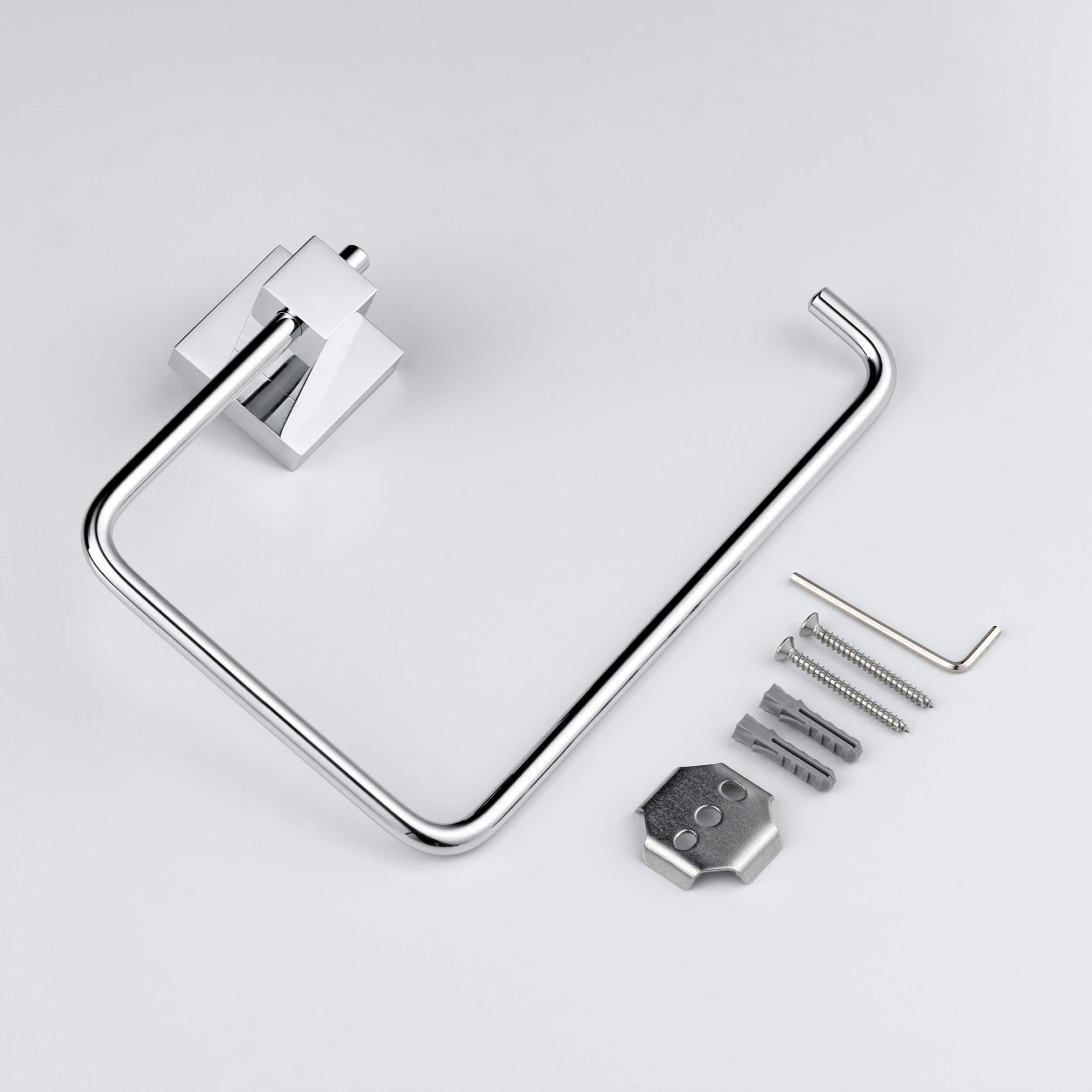 Quadra Bathroom Towel Ring - CBA-1506 - Shop at Home Craft Studio - 18