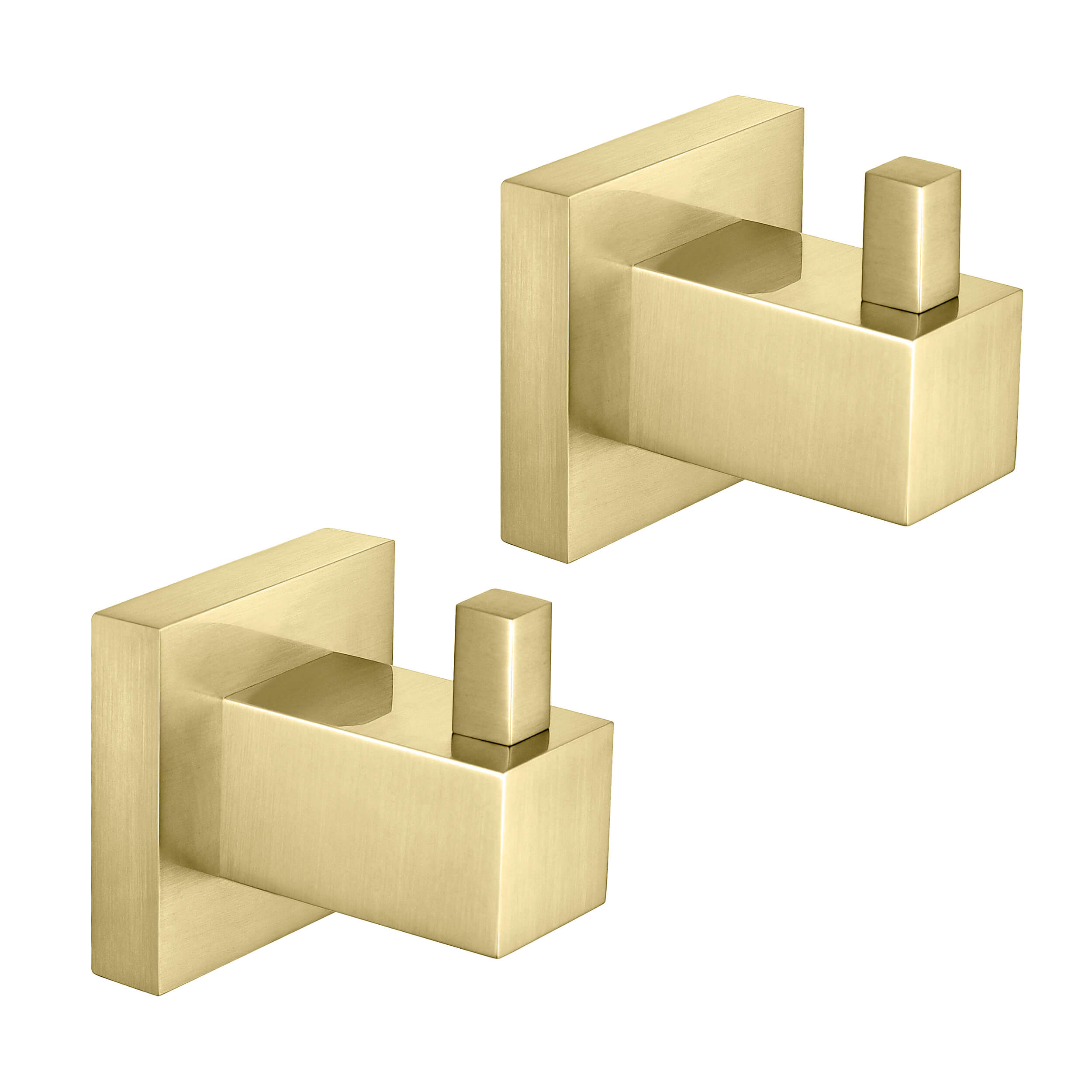 Quadra Bathroom Towel & Robe Hook 2 Count - CBA-1501-2PC - Shop at Home Craft Studio - 1
