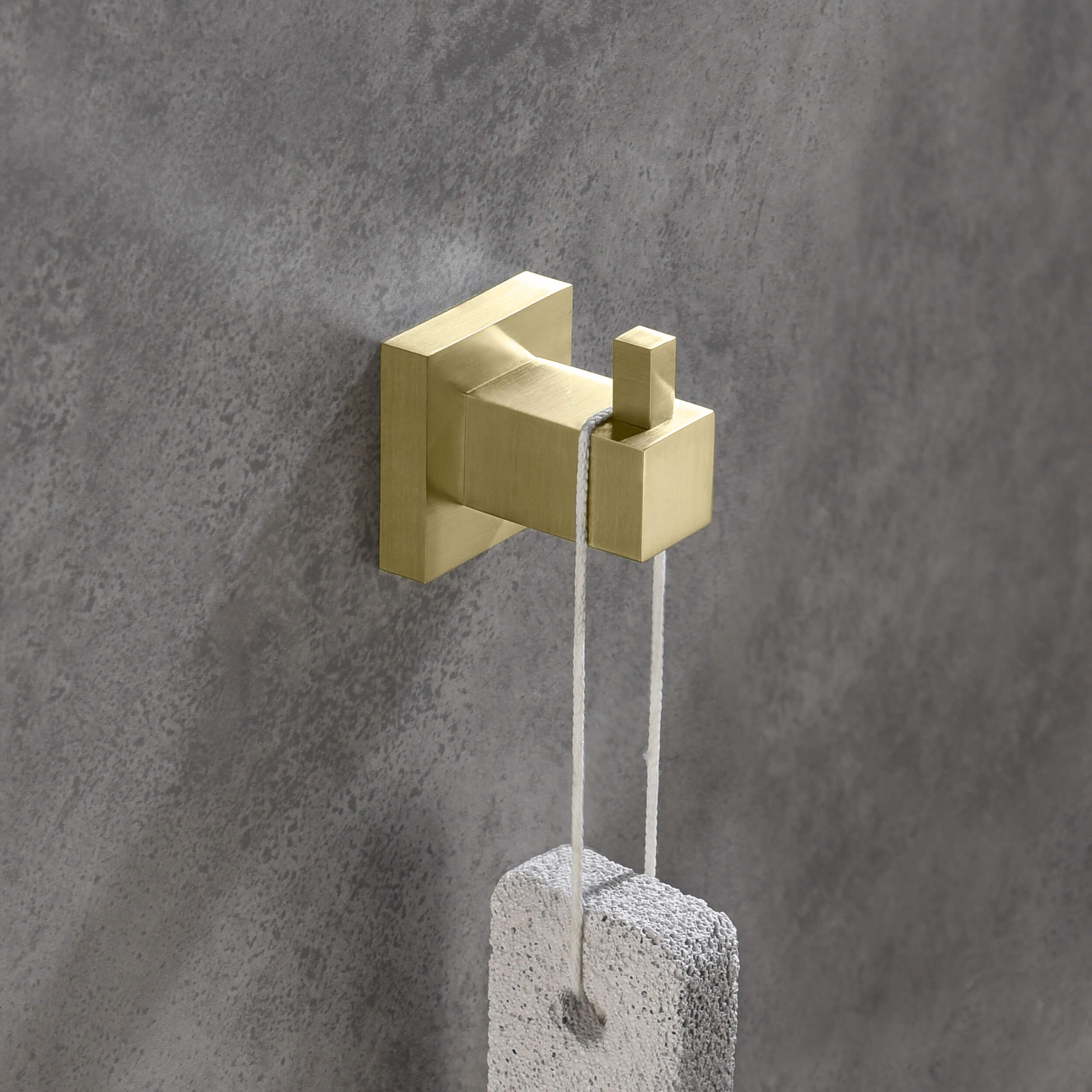 Quadra Bathroom Towel & Robe Hook - CBA-1501 - Shop at Home Craft Studio - 7
