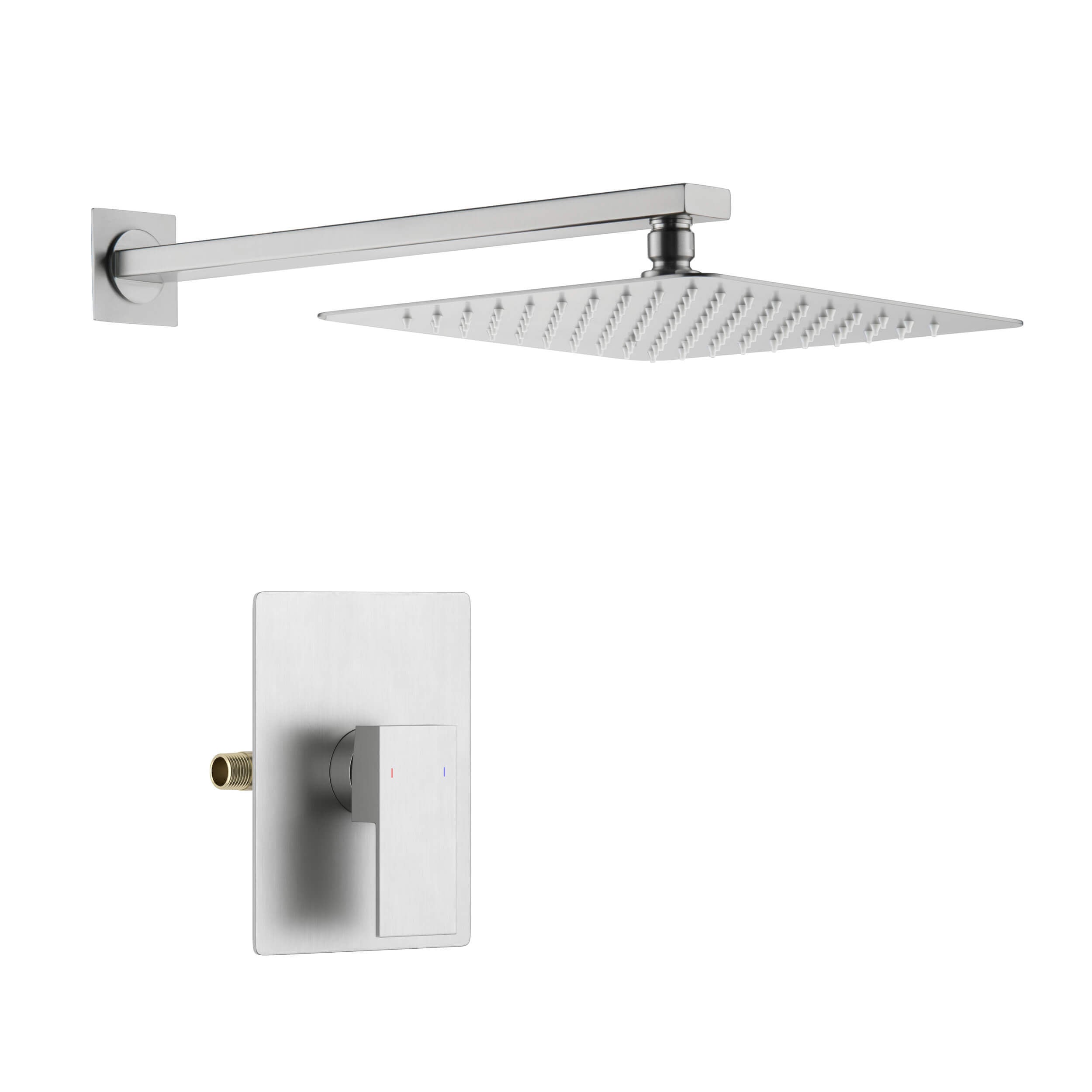 Quadra Pressure Balanced Single Function Wall Mount Shower System with Rough-In Valve - CSF-4011 - Shop at Home Craft Studio - 13