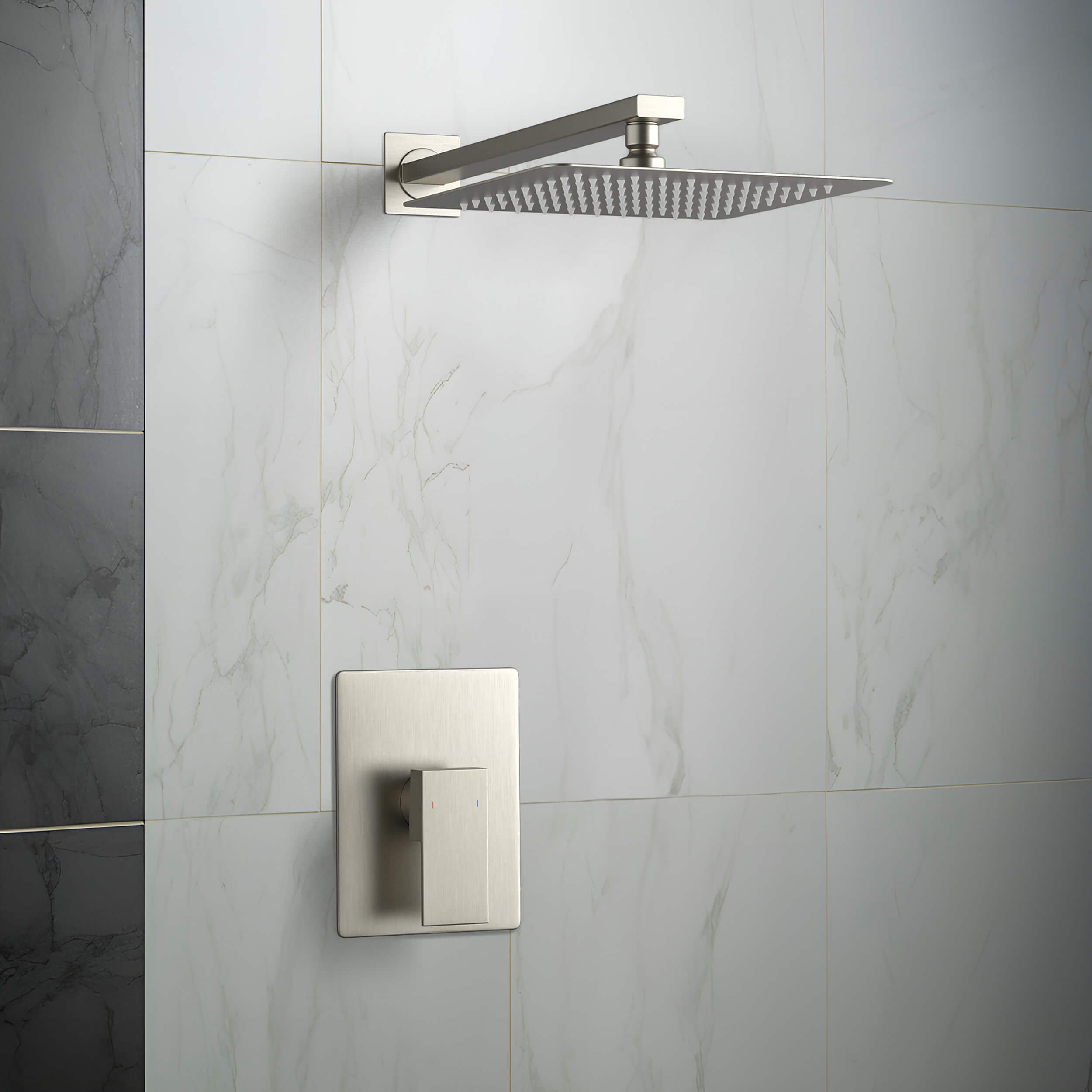 Quadra Pressure Balanced Single Function Wall Mount Shower System with Rough-In Valve - CSF-4011 - Shop at Home Craft Studio - 14