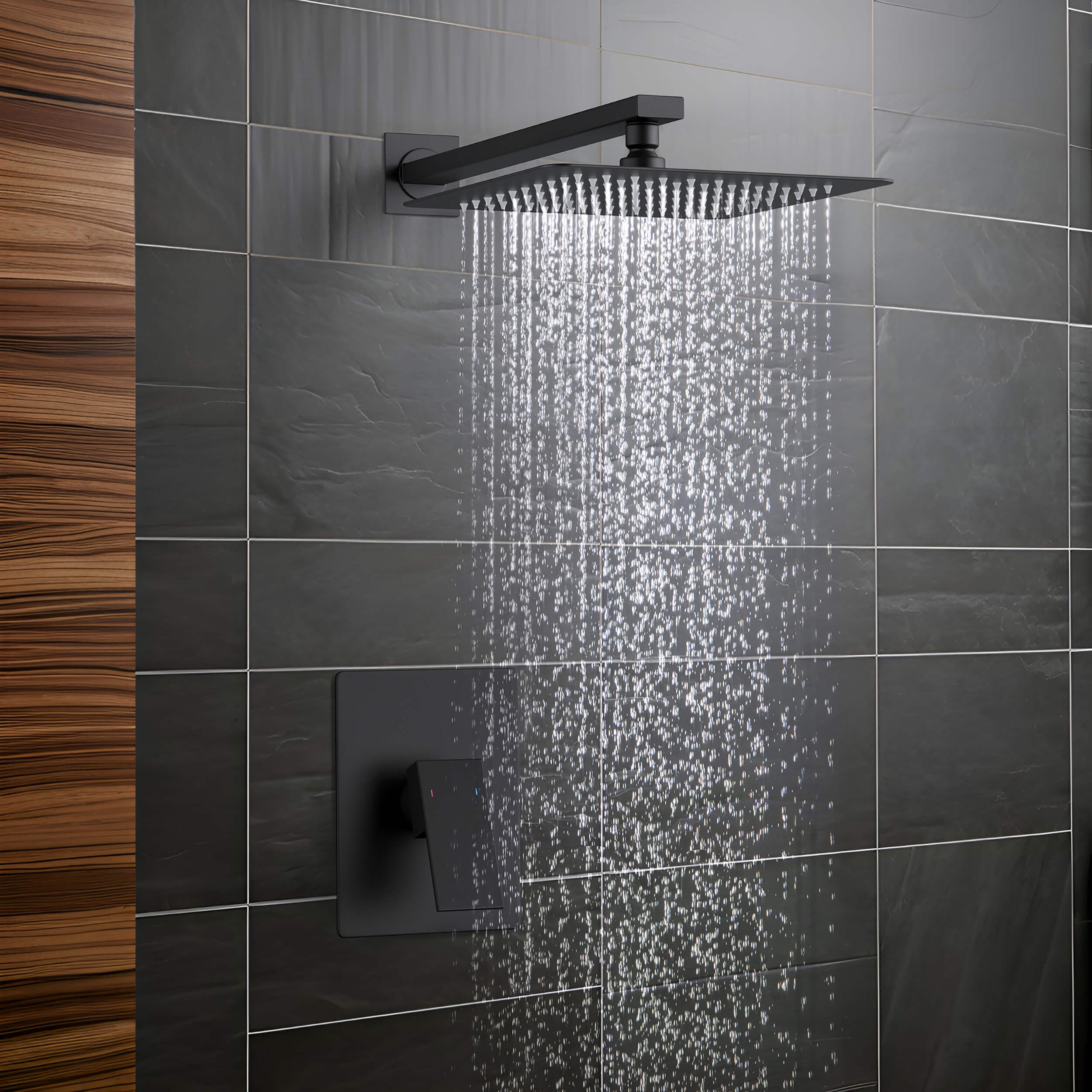 Quadra Pressure Balanced Single Function Wall Mount Shower System with Rough-In Valve - CSF-4011 - Shop at Home Craft Studio - 22
