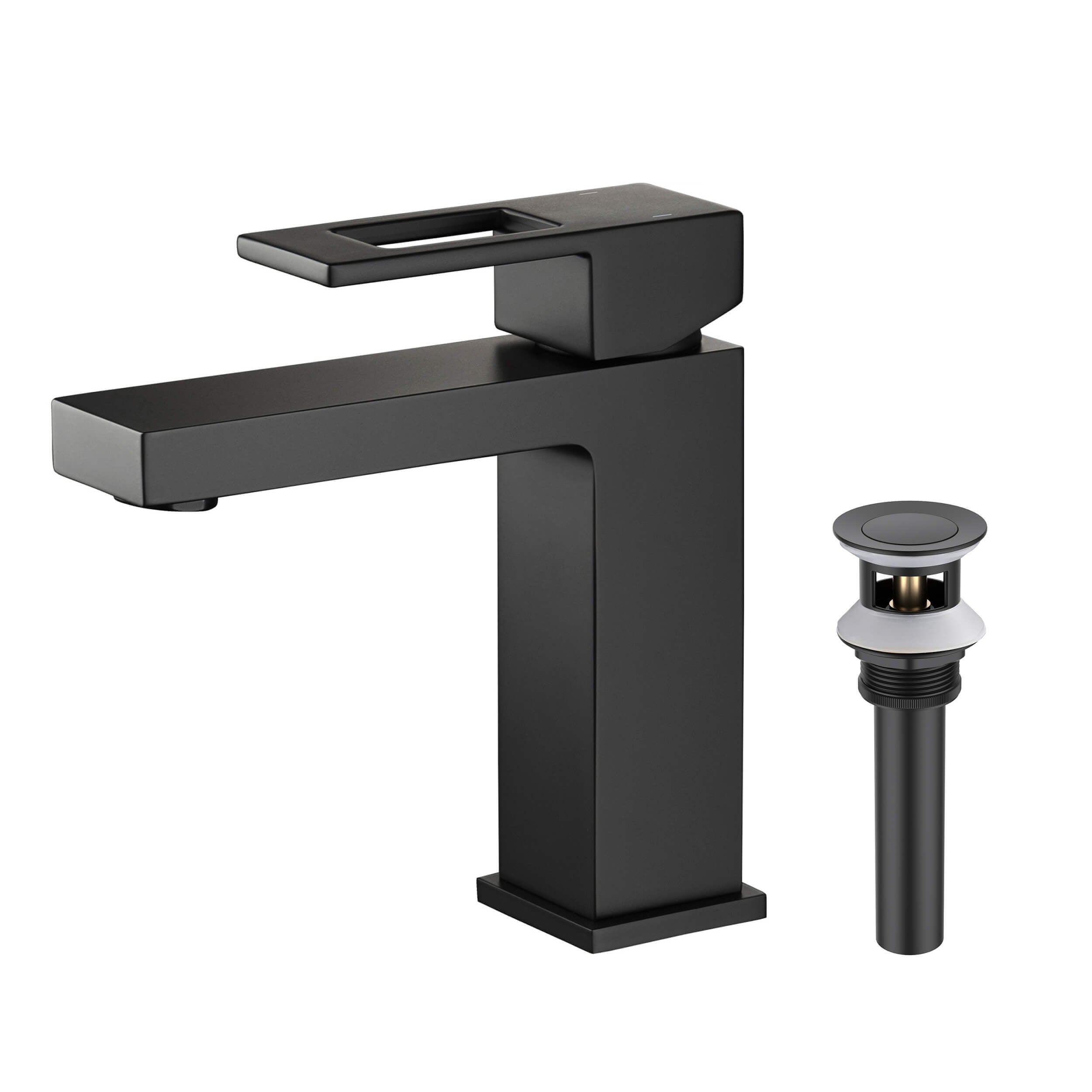 Quadra Single Handle Bathroom Vanity Sink Faucet with Pop Up Drain - CBF-1002 - Shop at Home Craft Studio - 19