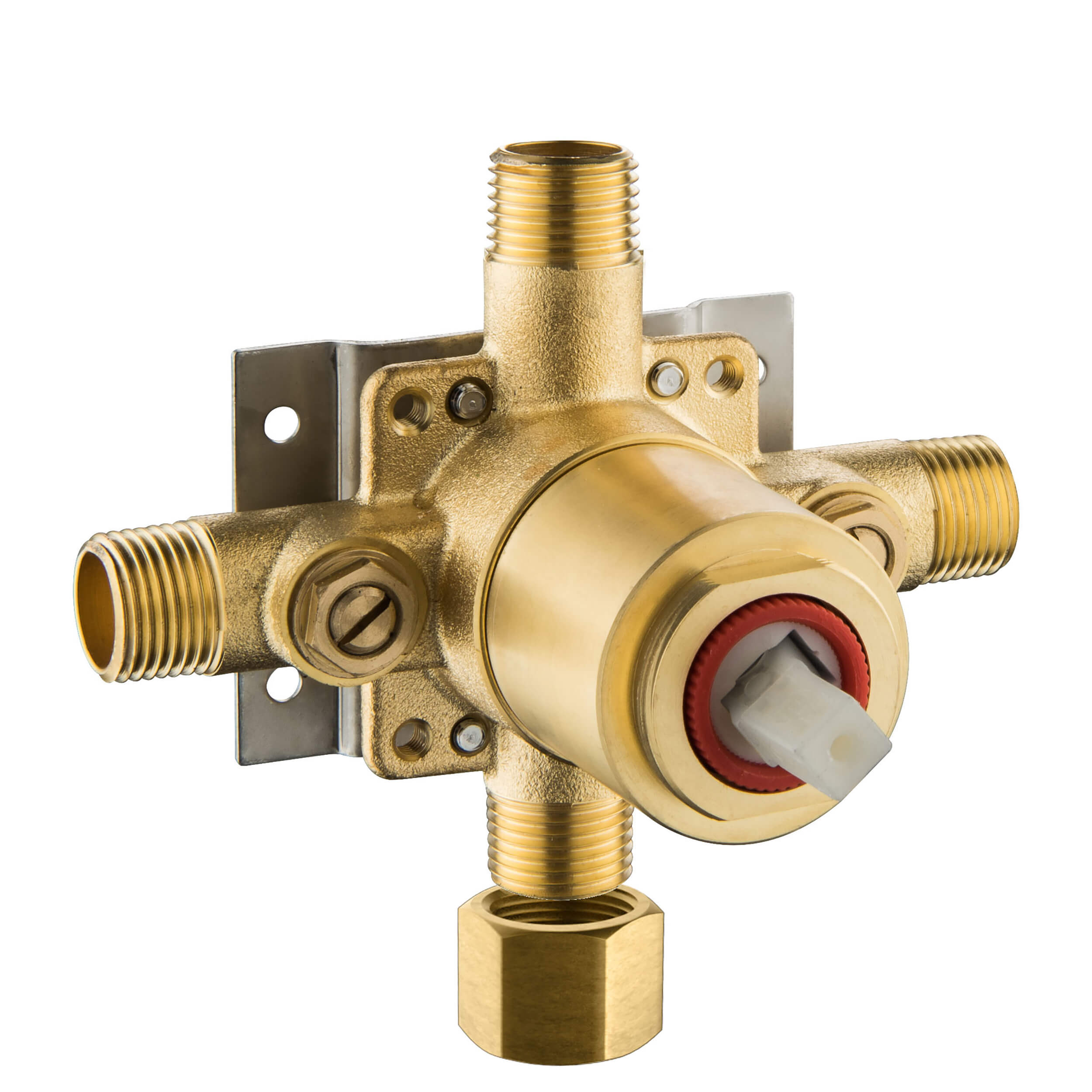 Single Function Pressure Balance Shower System Rough-in Valve with Cartridge - SV1-1 - Shop at Home Craft Studio - 1