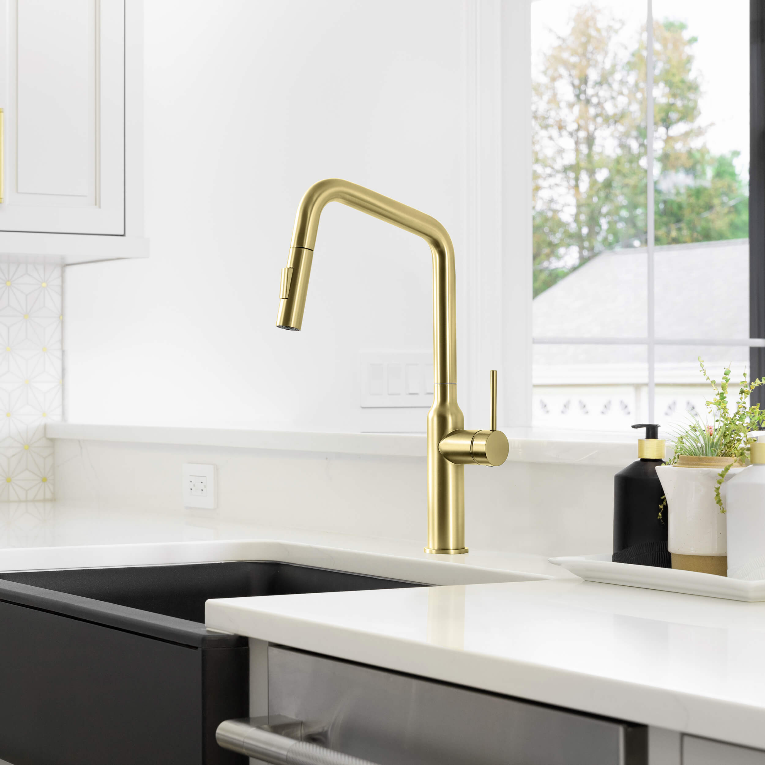 Tampa Single Handle Pull Down Kitchen Sink Faucet - CKF-2007 - Shop at Home Craft Studio - 2