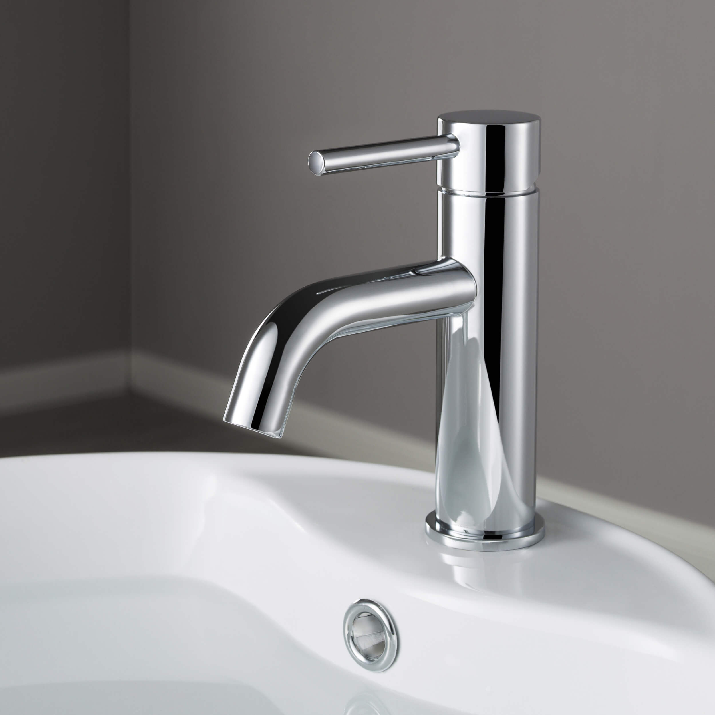 Value Collection - Single Handle Bathroom Vanity Sink Faucet with Pop Up Drain - F201 - Shop at Home Craft Studio - 19