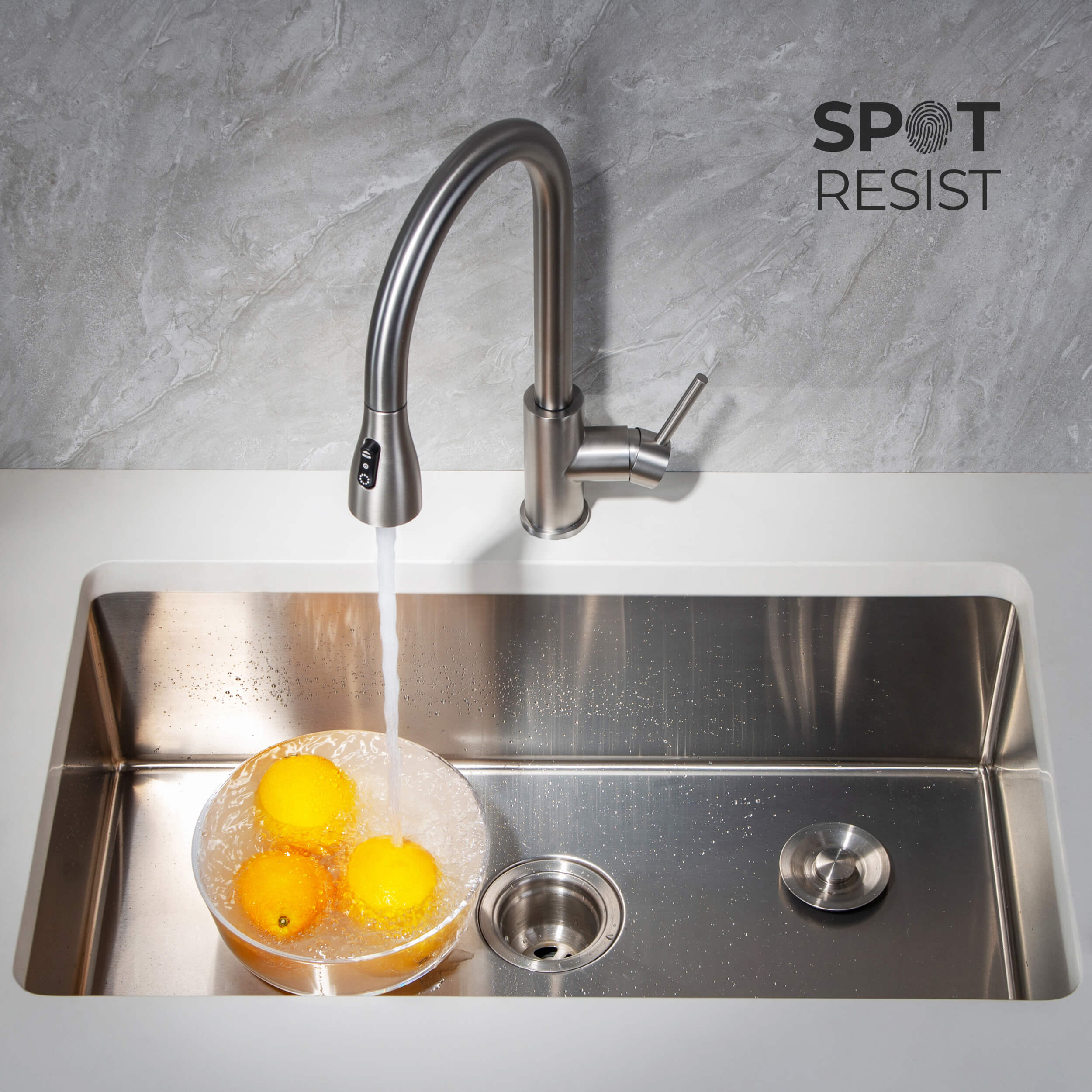 Value Collection - Single Handle Pull Down Kitchen Faucet - F102 - Shop at Home Craft Studio - 11