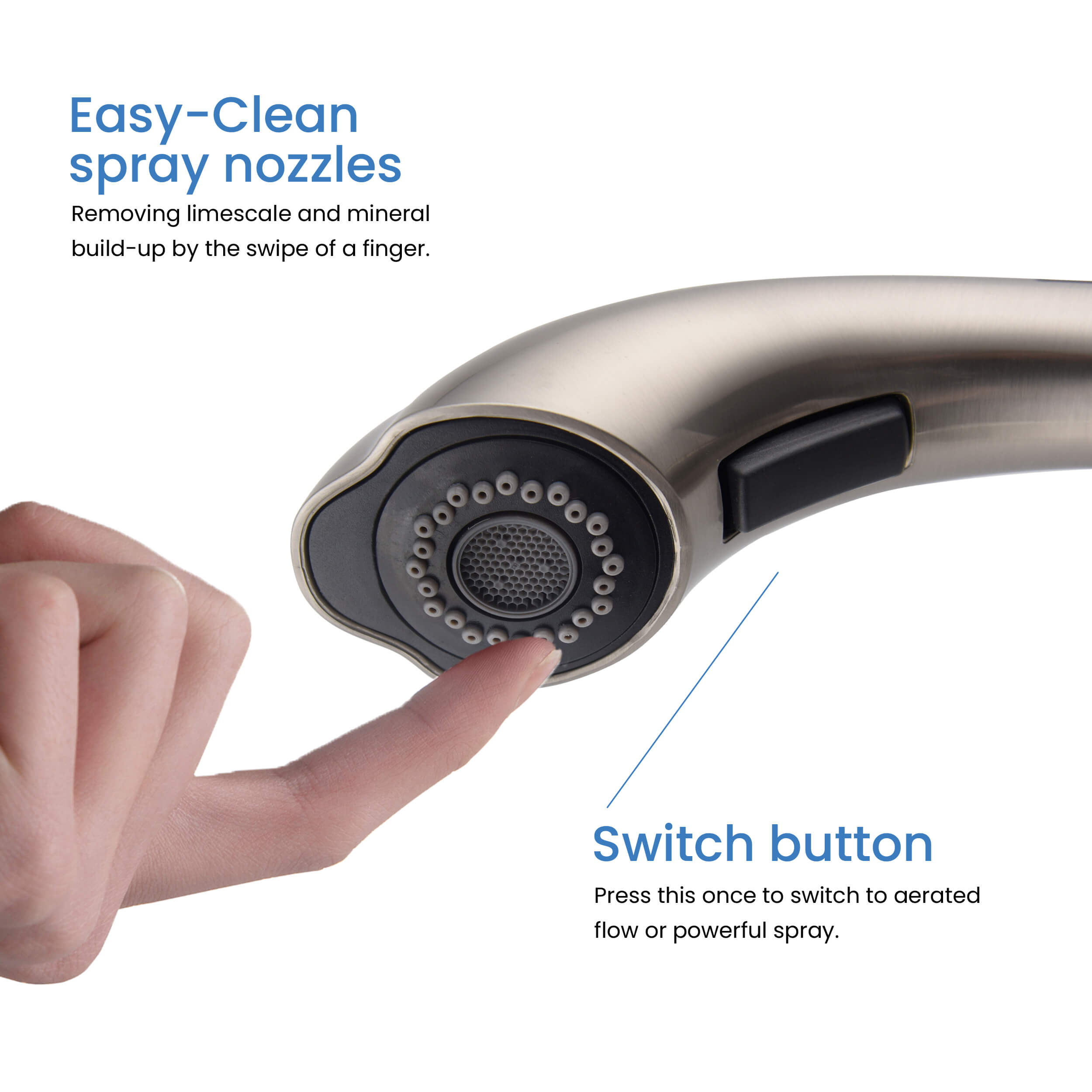 Value Collection - Single Handle Pull Out Kitchen Faucet - F103 - Shop at Home Craft Studio - 6