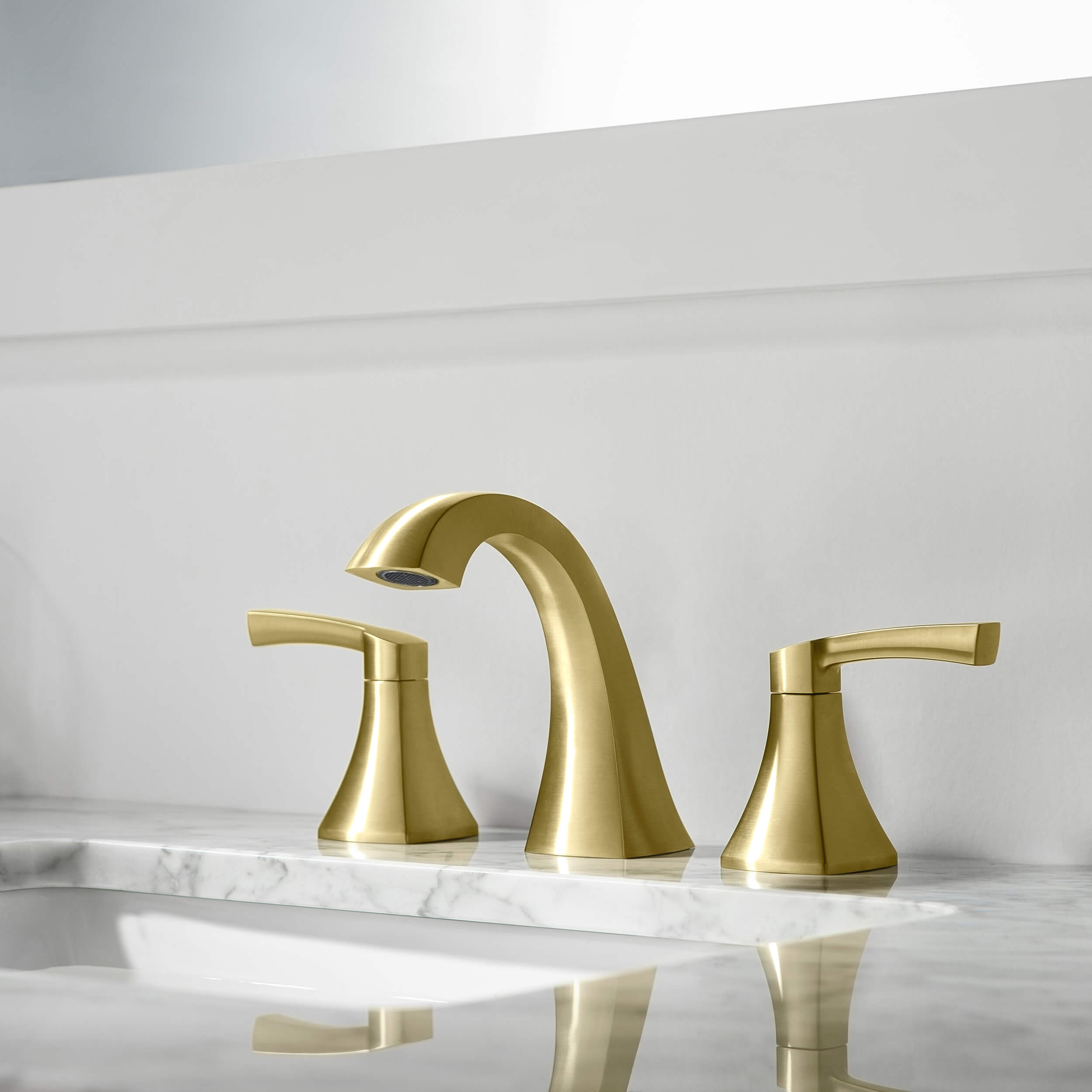 Vermont 8" Widespread Bathroom Sink Faucet with Drain Assembly - CBF-1022 - Shop at Home Craft Studio - 2