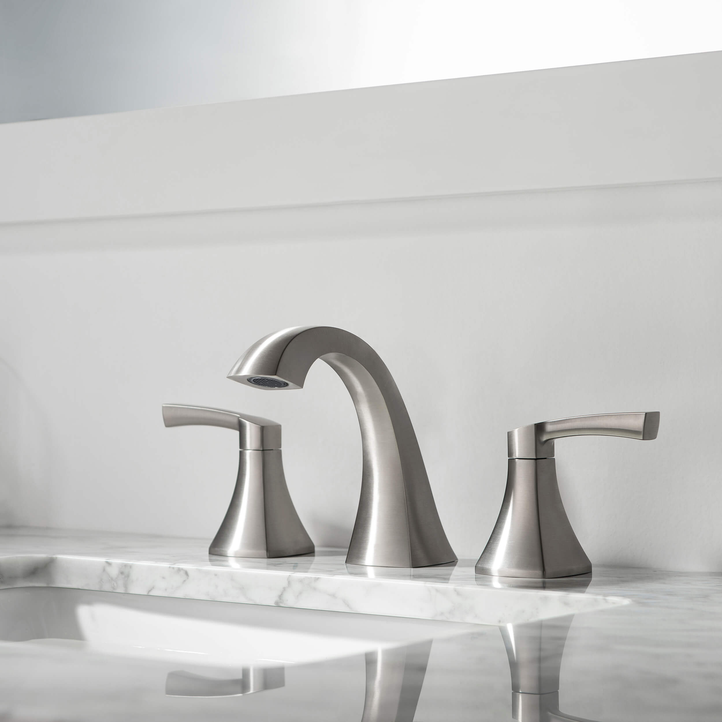 Vermont 8" Widespread Bathroom Sink Faucet with Drain Assembly - CBF-1022 - Shop at Home Craft Studio - 7