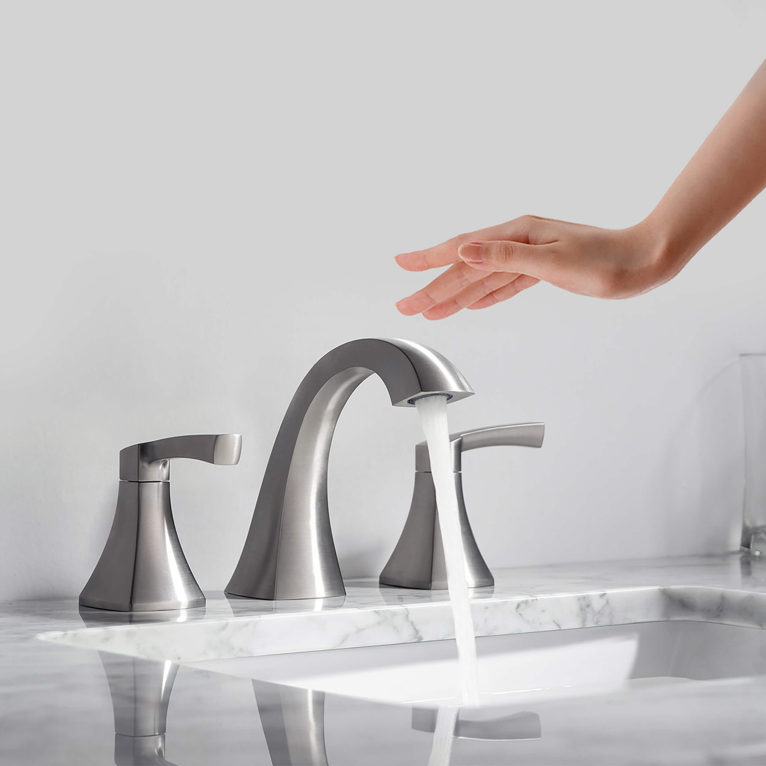 Vermont 8" Widespread Bathroom Sink Faucet with Drain Assembly - CBF-1022 - Shop at Home Craft Studio - 13