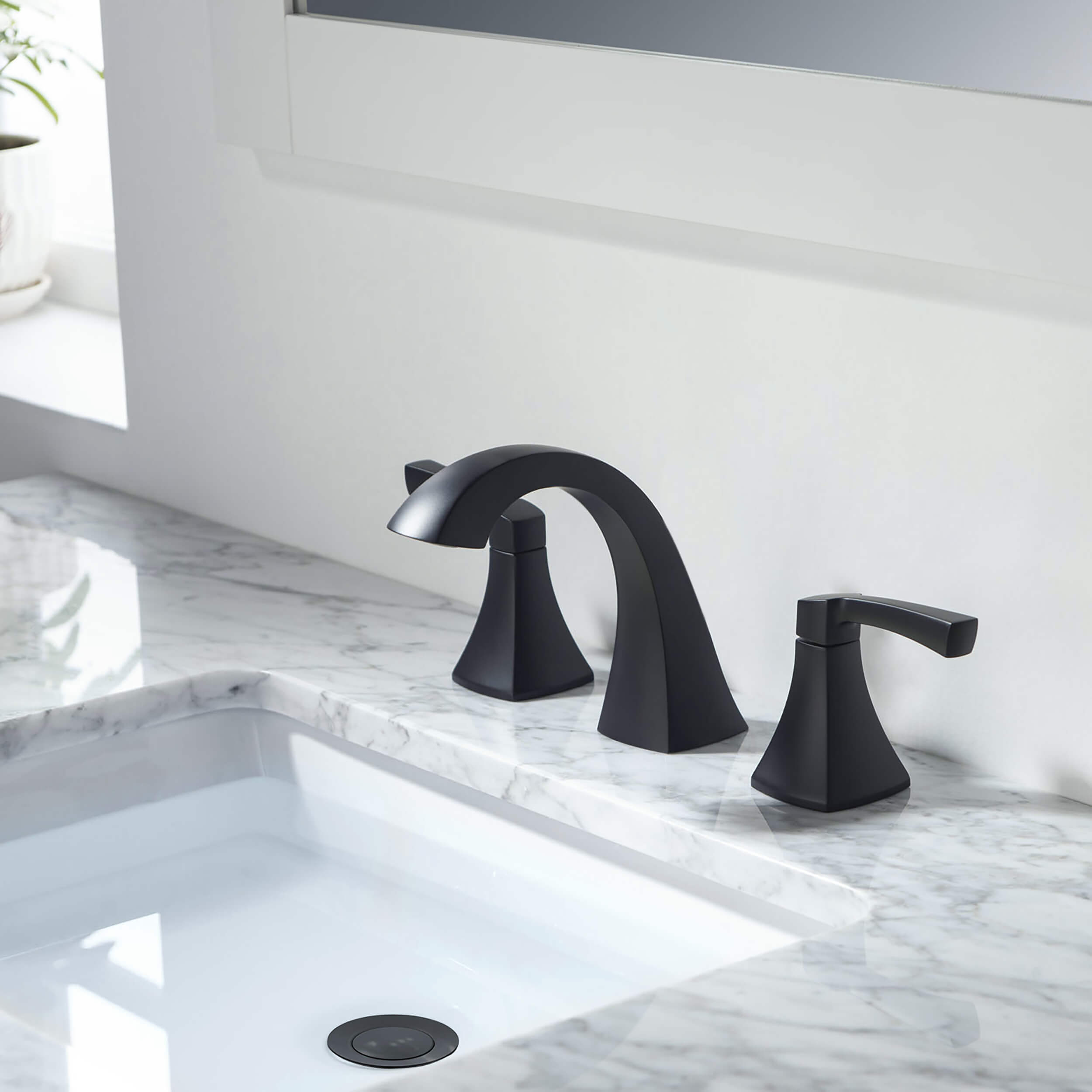 Vermont 8" Widespread Bathroom Sink Faucet with Drain Assembly - CBF-1022 - Shop at Home Craft Studio - 18