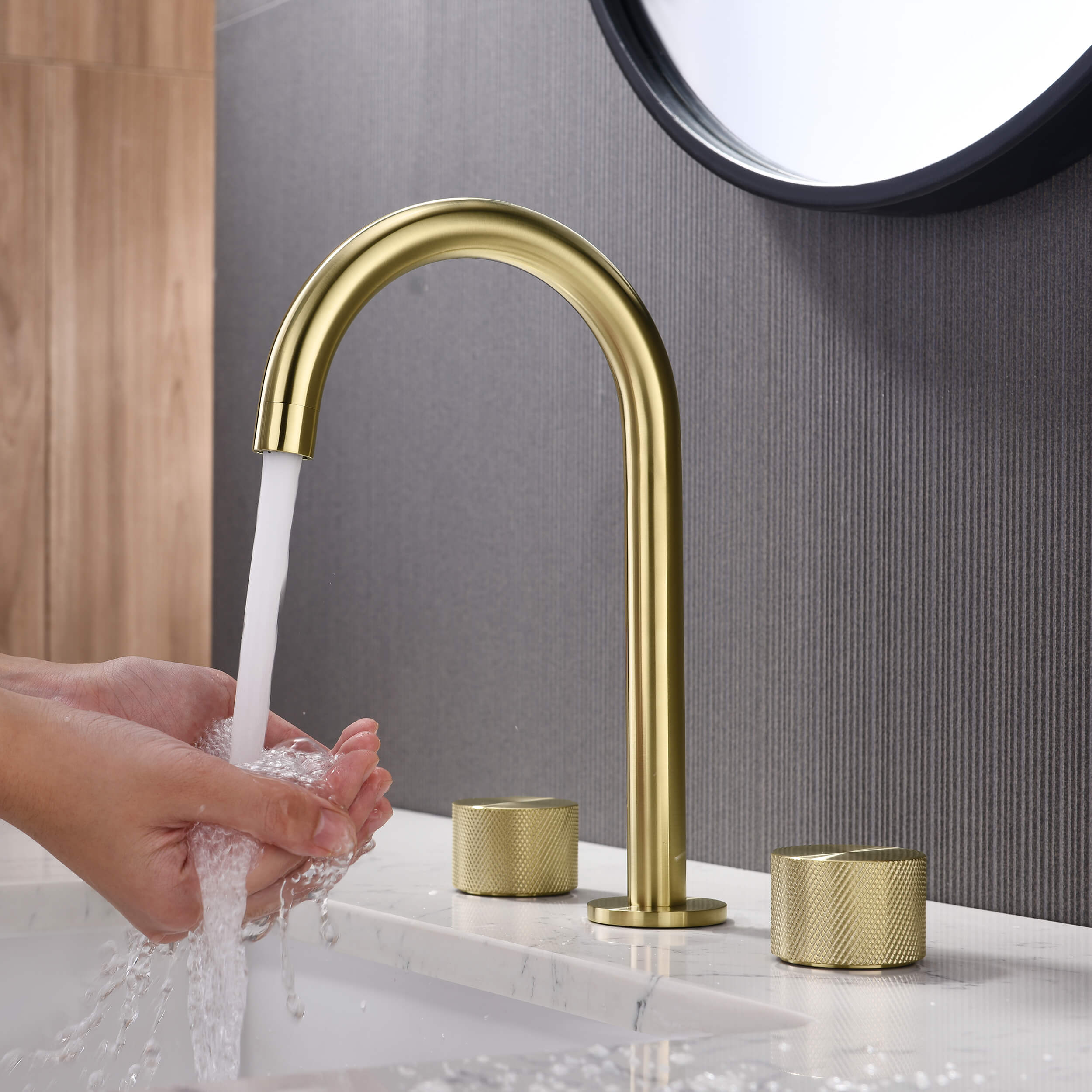 Verona 8" Widespread Bathroom Sink Faucet with Drain Assembly - CBF-1026 - Shop at Home Craft Studio - 4