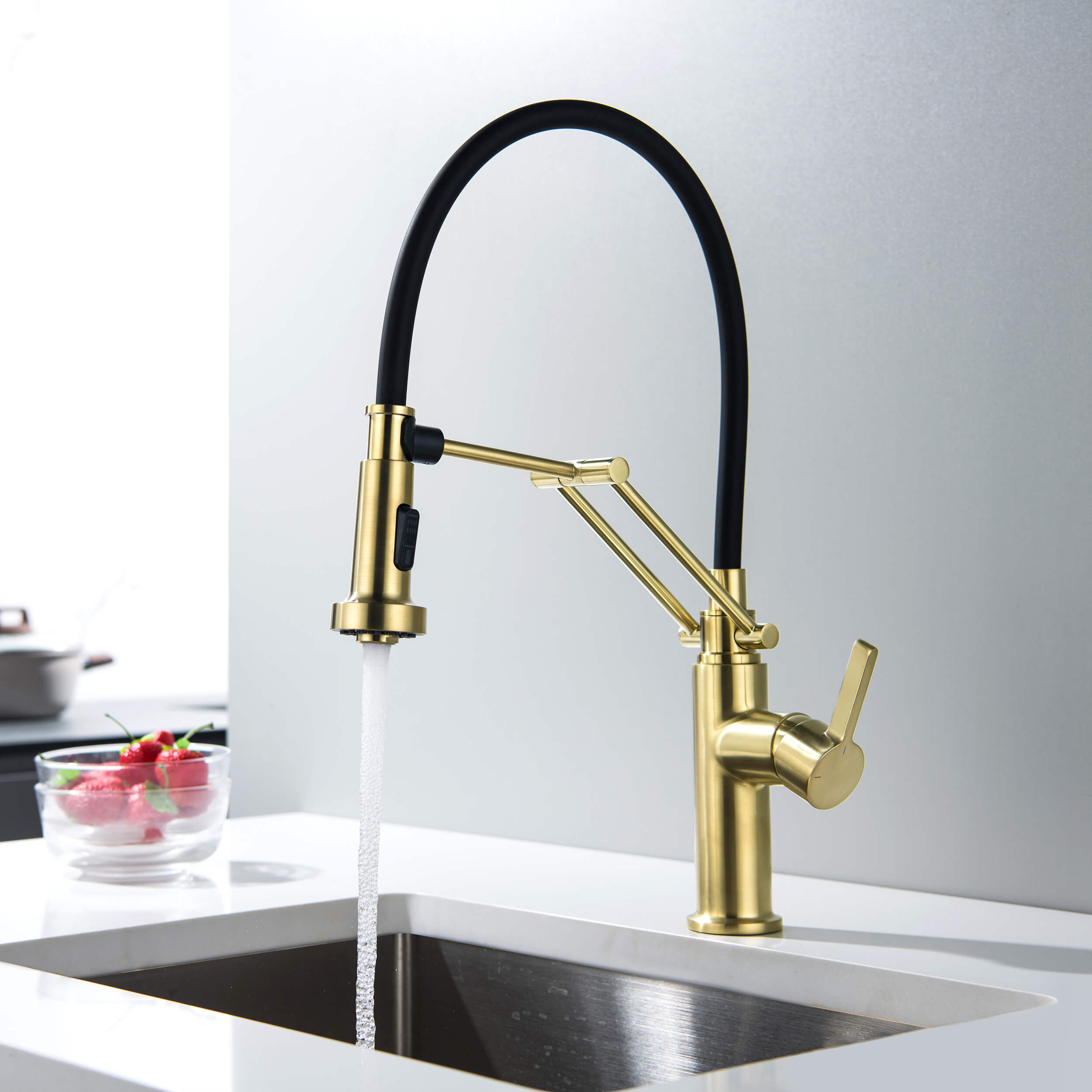 Vista Single Handle Pull Down Kitchen Faucet - CKF-2014 - Shop at Home Craft Studio - 2