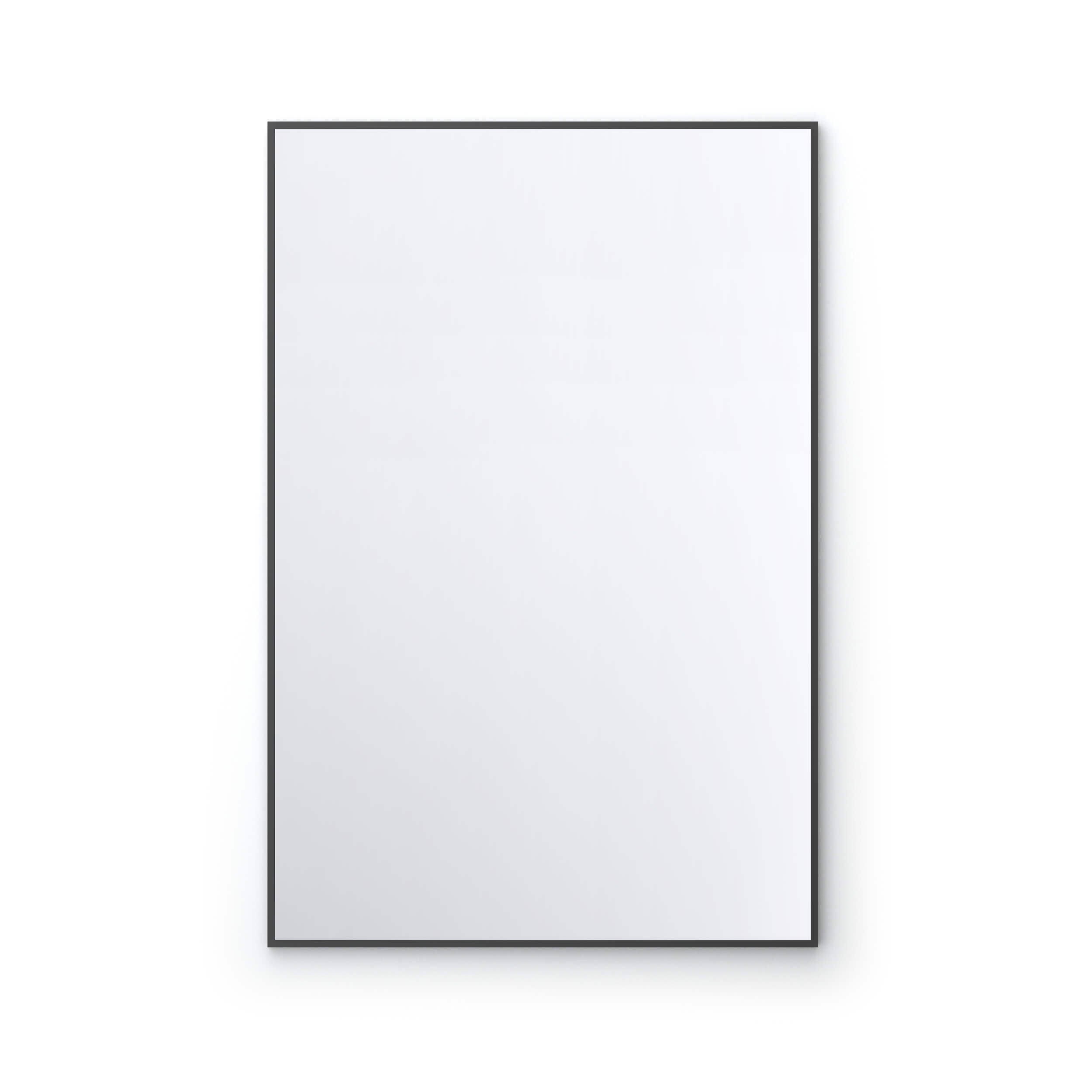 24" x 36" Shatterproof Wall Mount Metal Frame Mirror - FM1-2436
