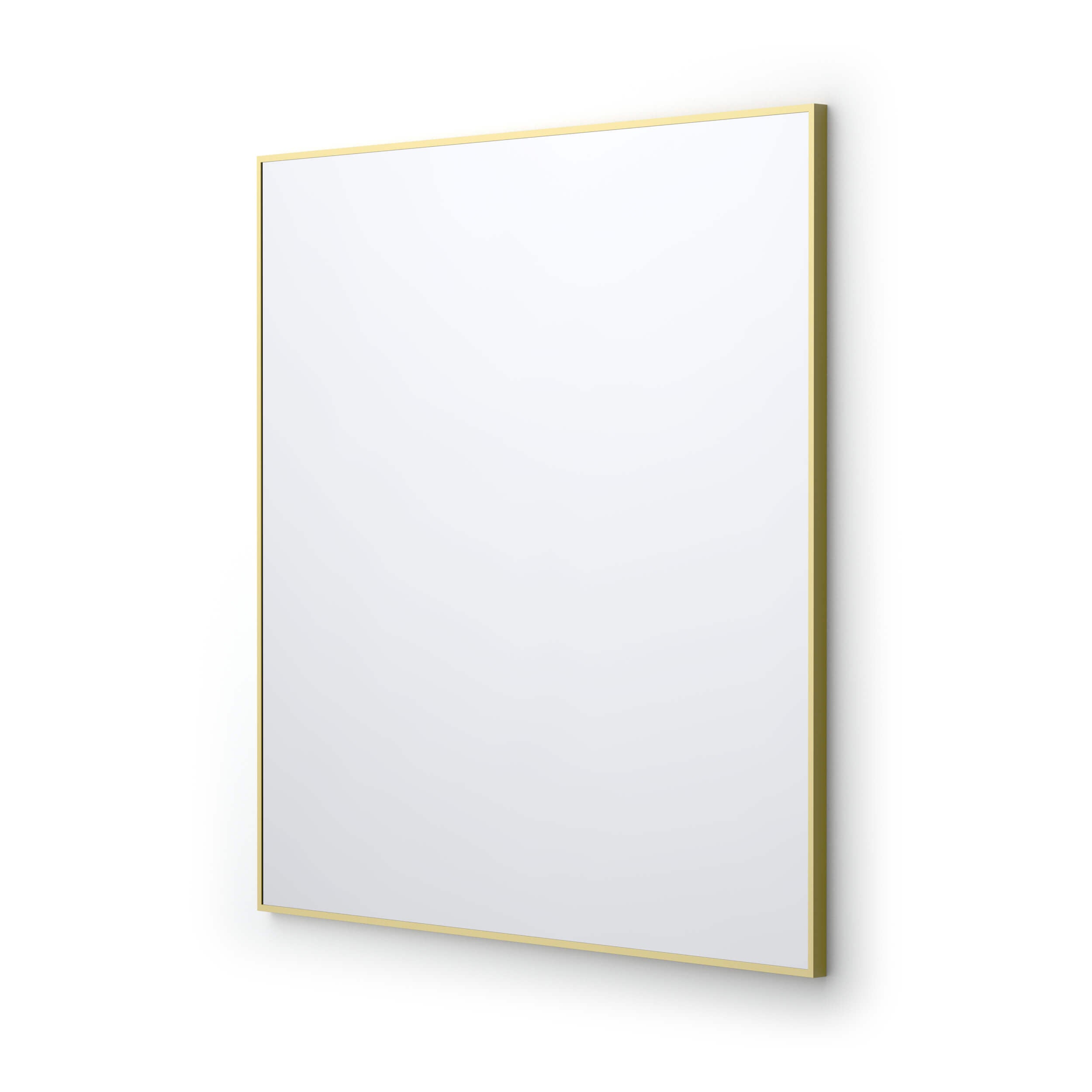 36" x 36" Shatterproof Wall Mount Metal Frame Mirror - FM1-3636
