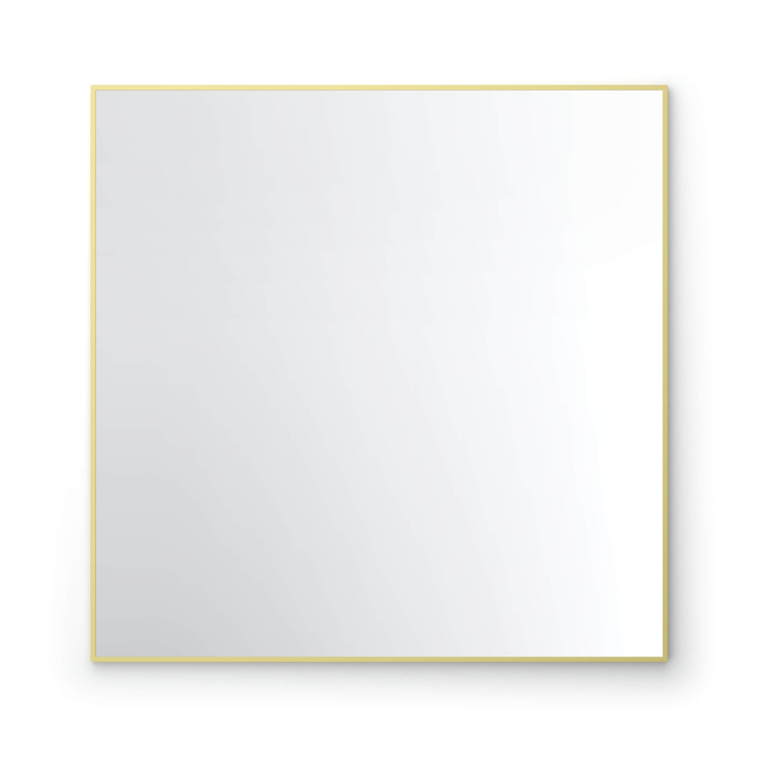 36" x 36" Shatterproof Wall Mount Metal Frame Mirror - FM1-3636