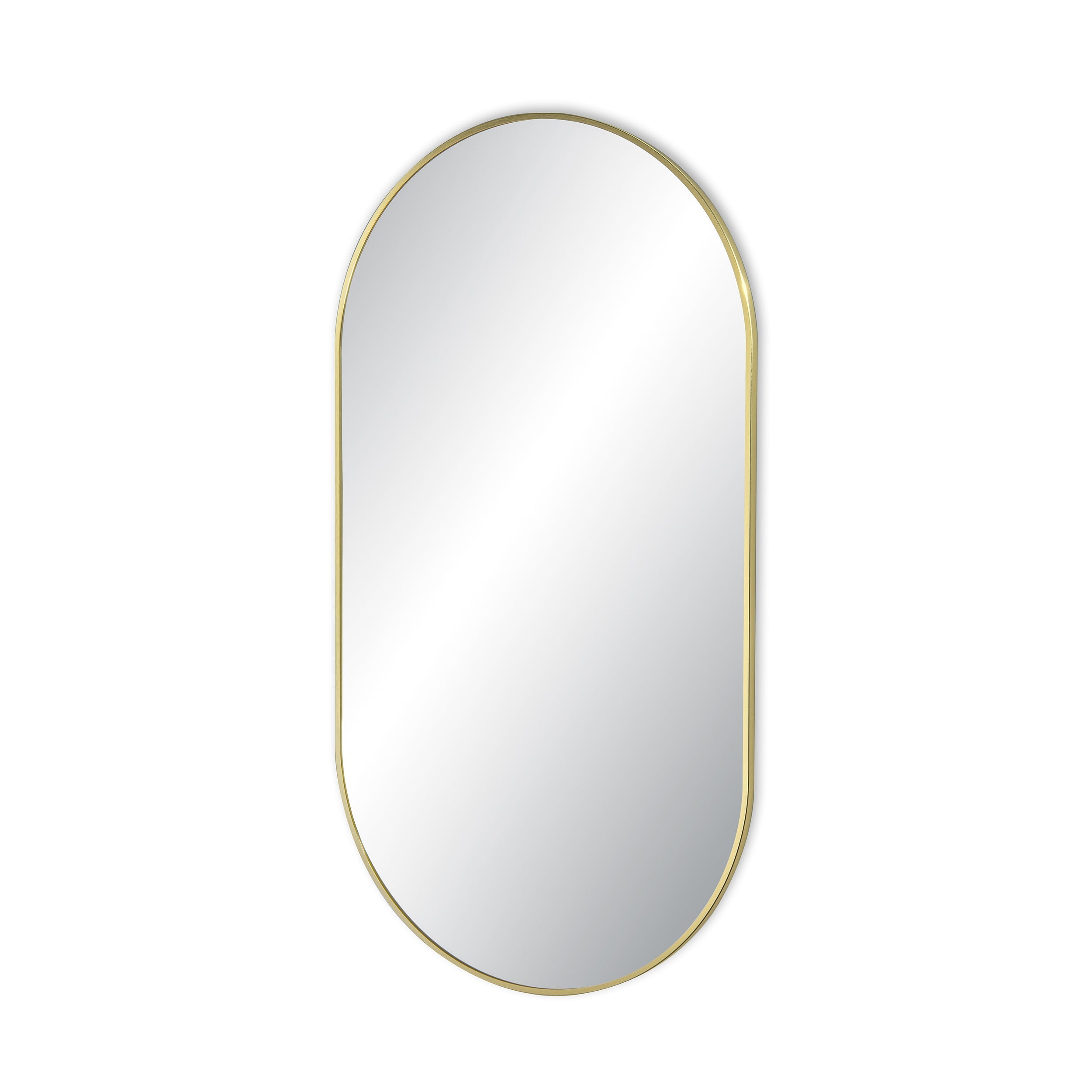 20" x 36" Shatterproof Wall Mount Metal Frame Mirror - FM4-2036