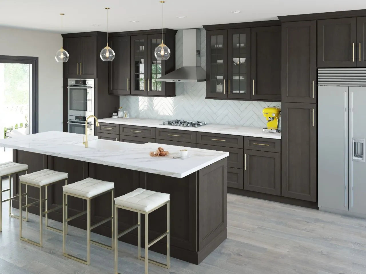 Townsquare Grey Kitchen Cabinets kitchen cabinets - Shop at Home Craft Studio - 1