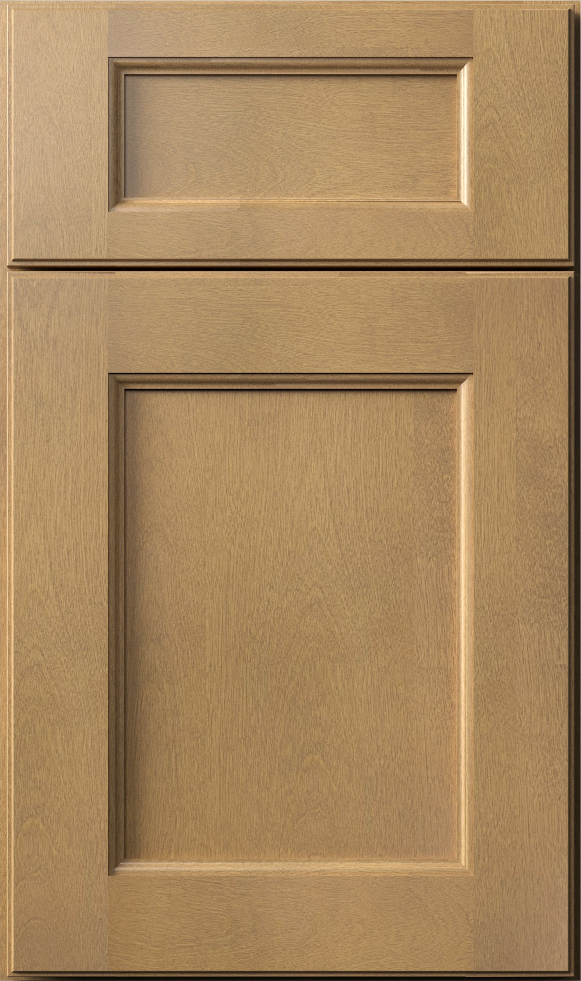 Allure Fusion Timber cabinet door featuring wide rail moldings and classic detailing for contemporary kitchen design.