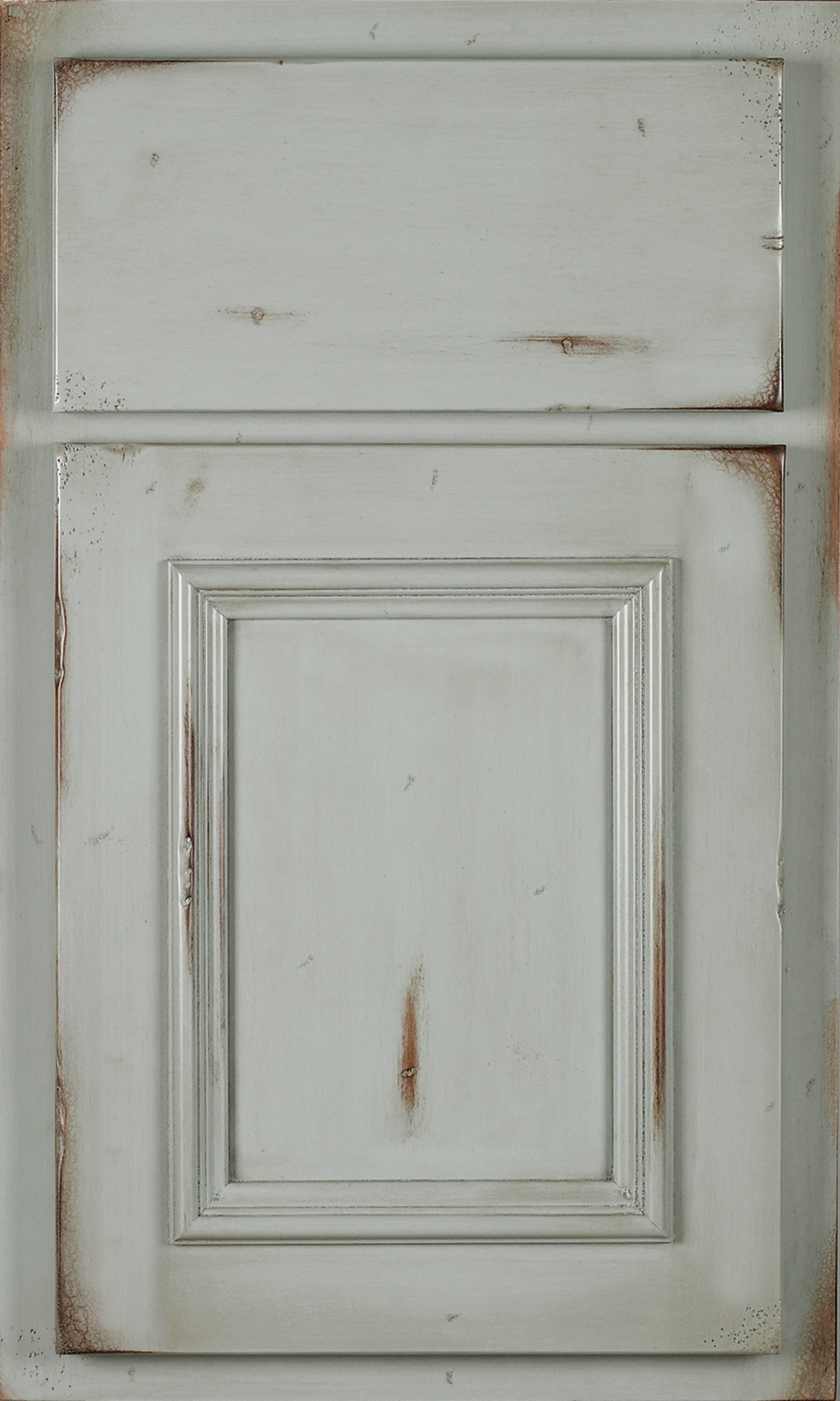 Shiloh Charleston cabinet door with customizable white finish, perfect for modern kitchen designs.