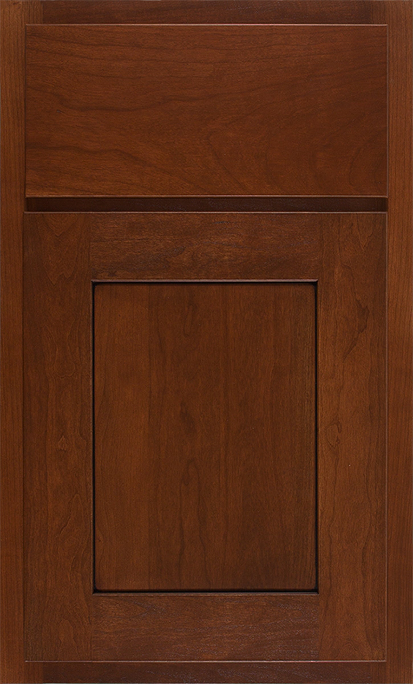 Shiloh New Haven cabinet door in rich wood finish, showcasing customizable design for a beautiful kitchen.