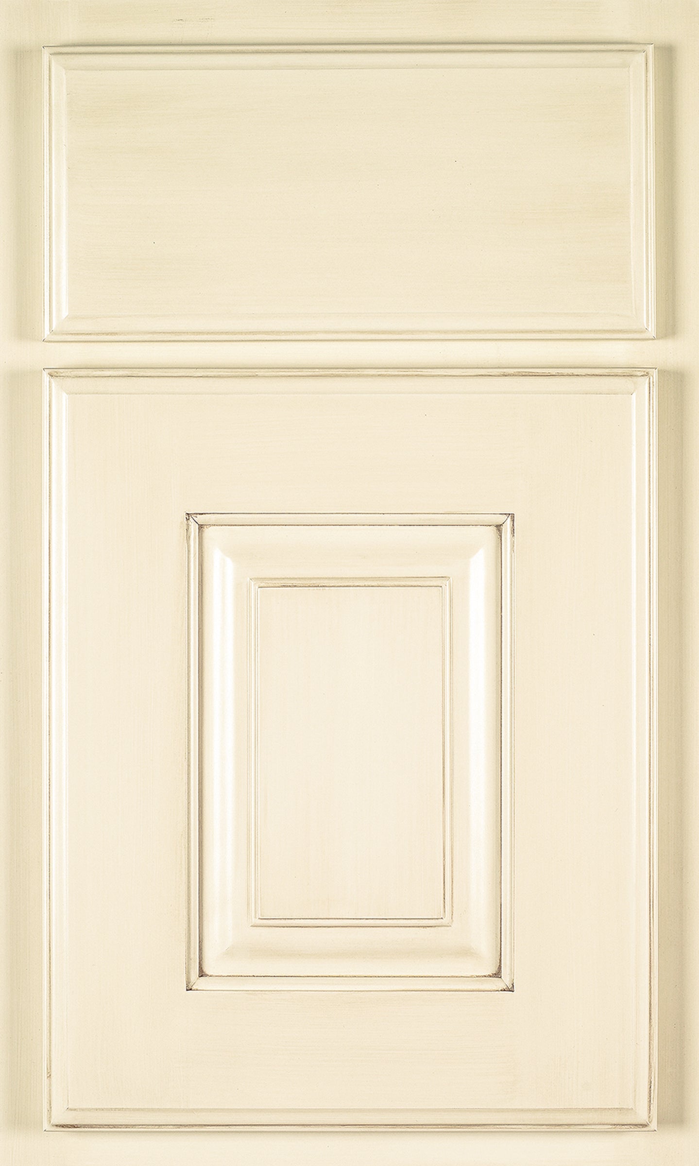 Shiloh cabinet door in creamy finish, showcasing customizable design options for kitchens.